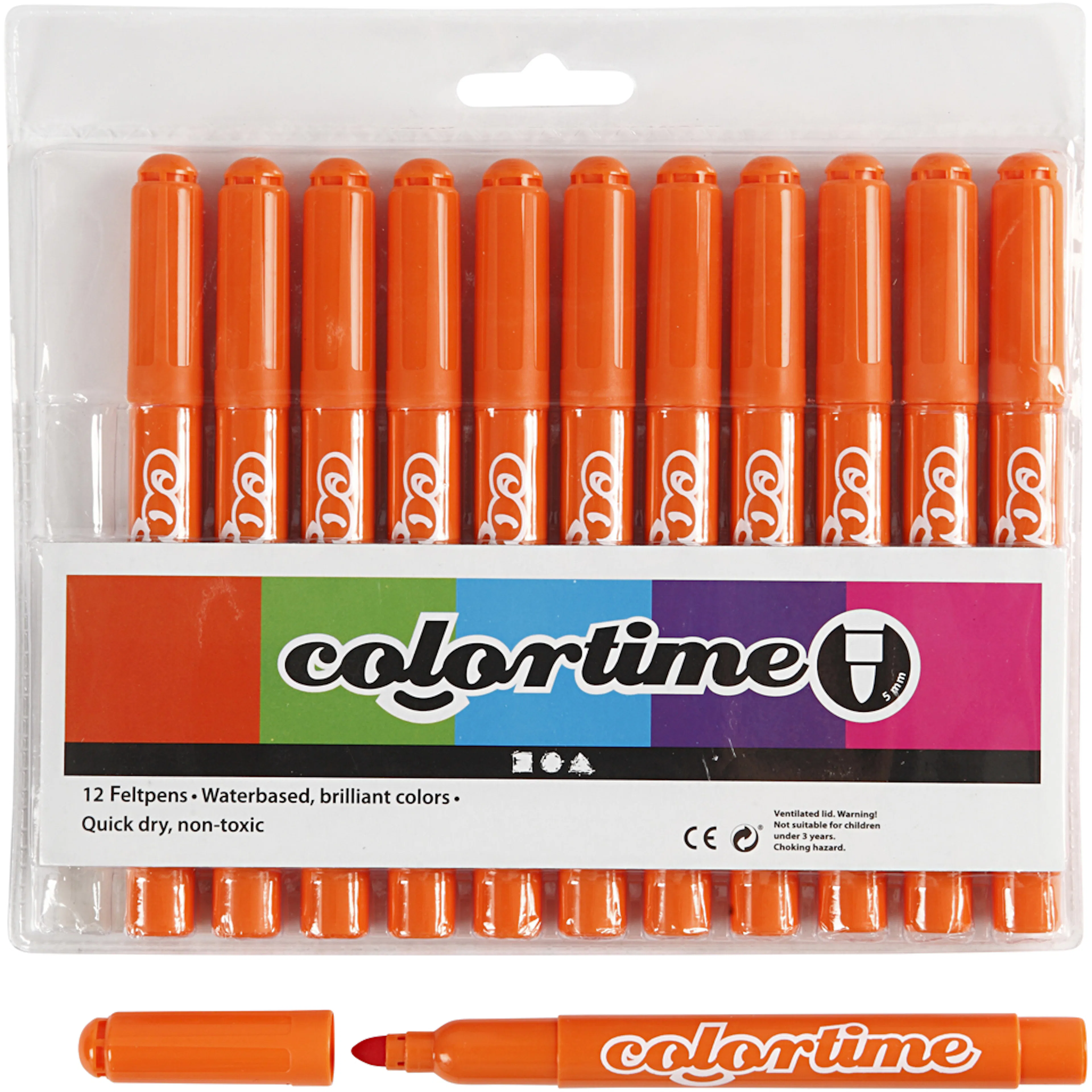 Tusjpenner Creativ Company Colortime Strek 5 mm 1 Pk
