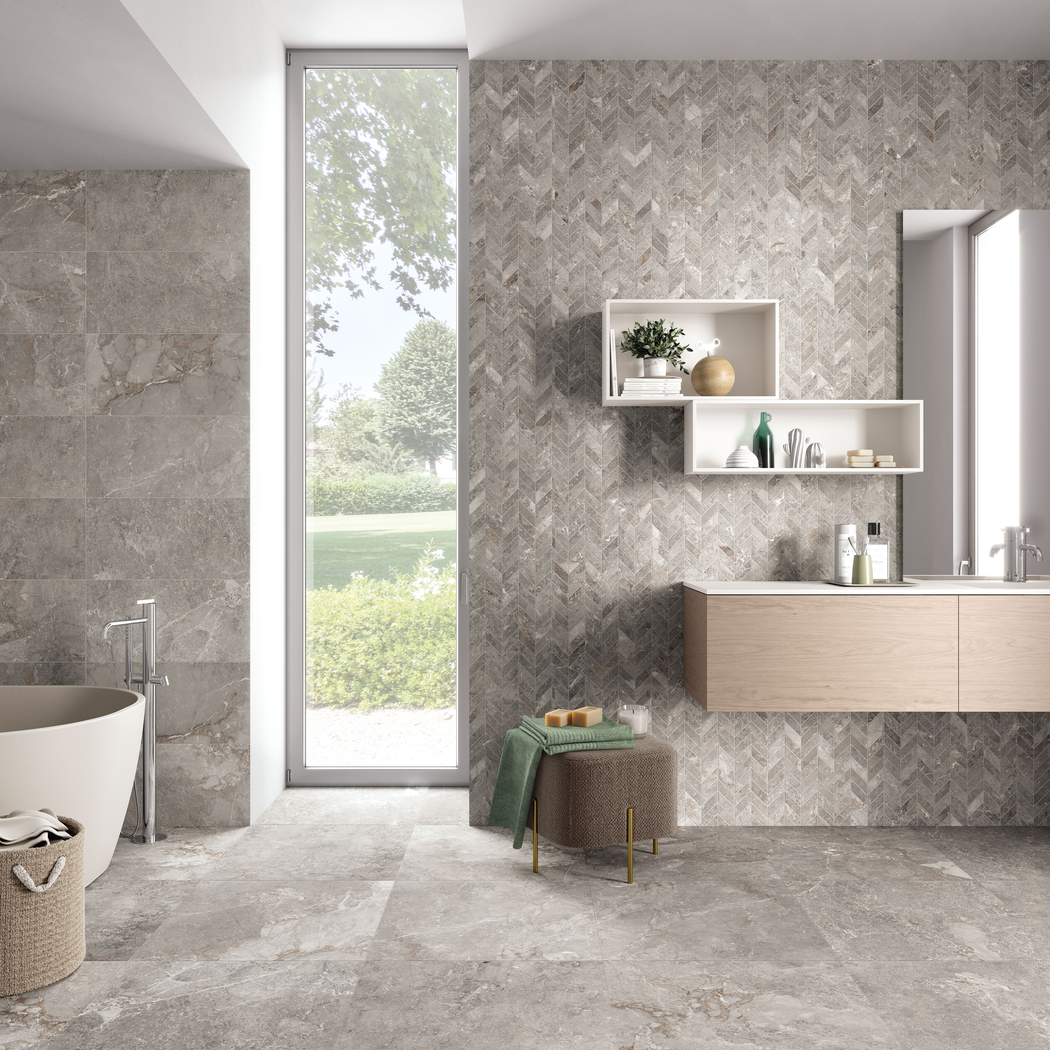 Klinker Astor Ceramiche Golden Age Grå 60x60 cm