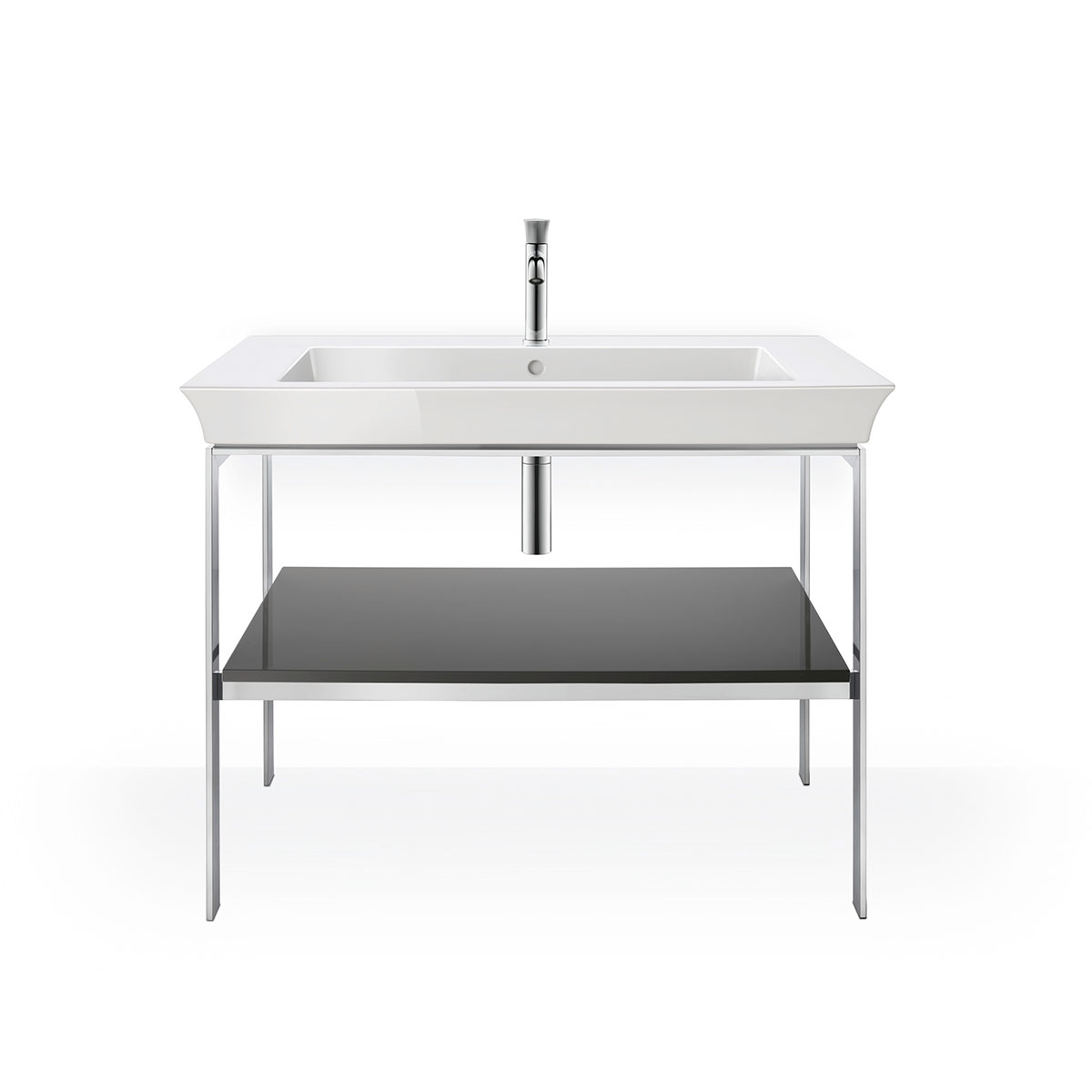 Tvättställ Vit Högblank 1055 mm 1055x490 mm, Hål för Blandare: Ja