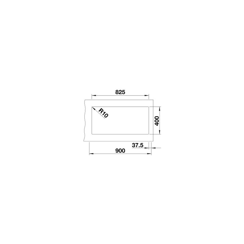 BLANCO SUBLINE 480/320-U SILGRANIT® INFINO - ANTRACIT Antrasitt