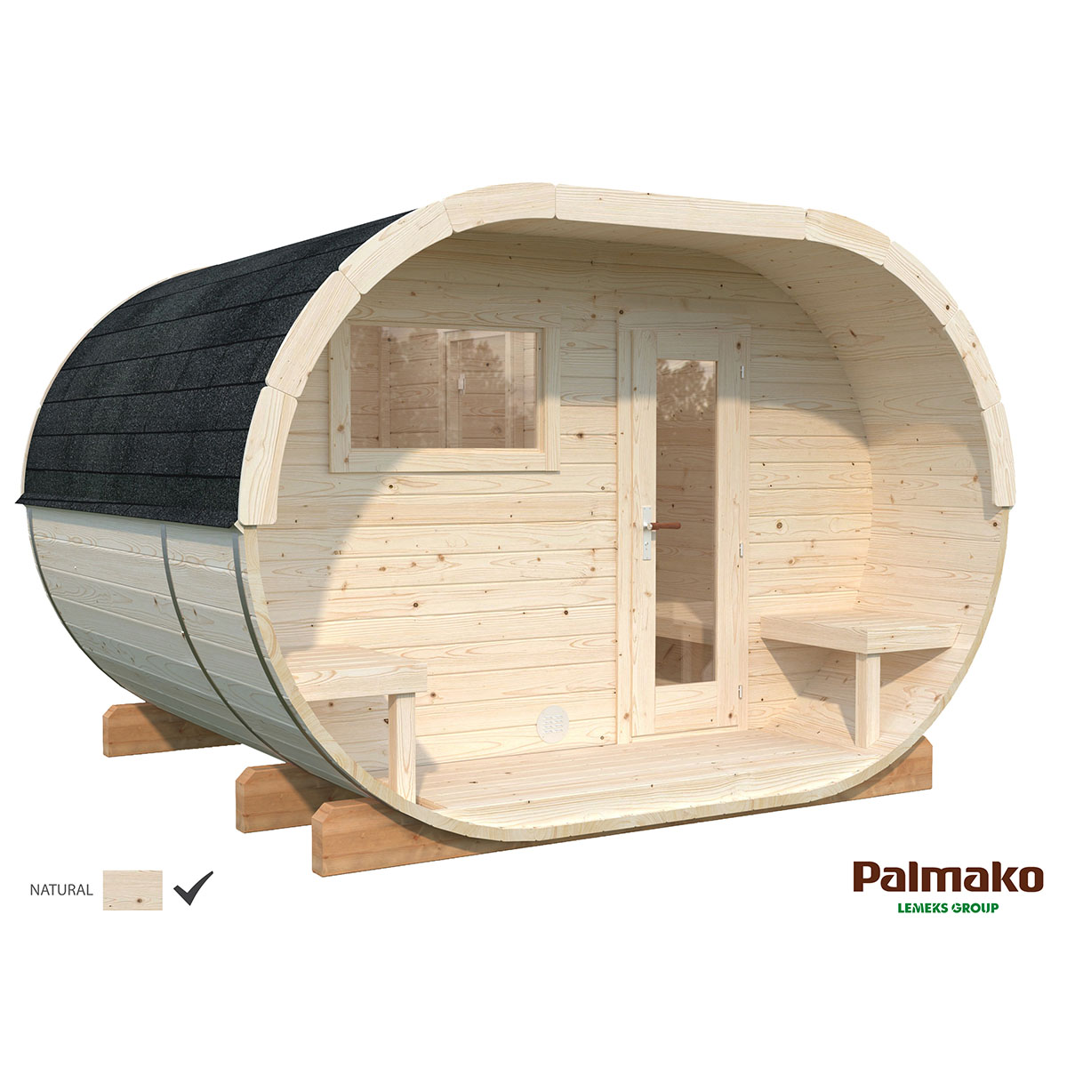 Sauna Palmako Anette 3,0 + 1,5
