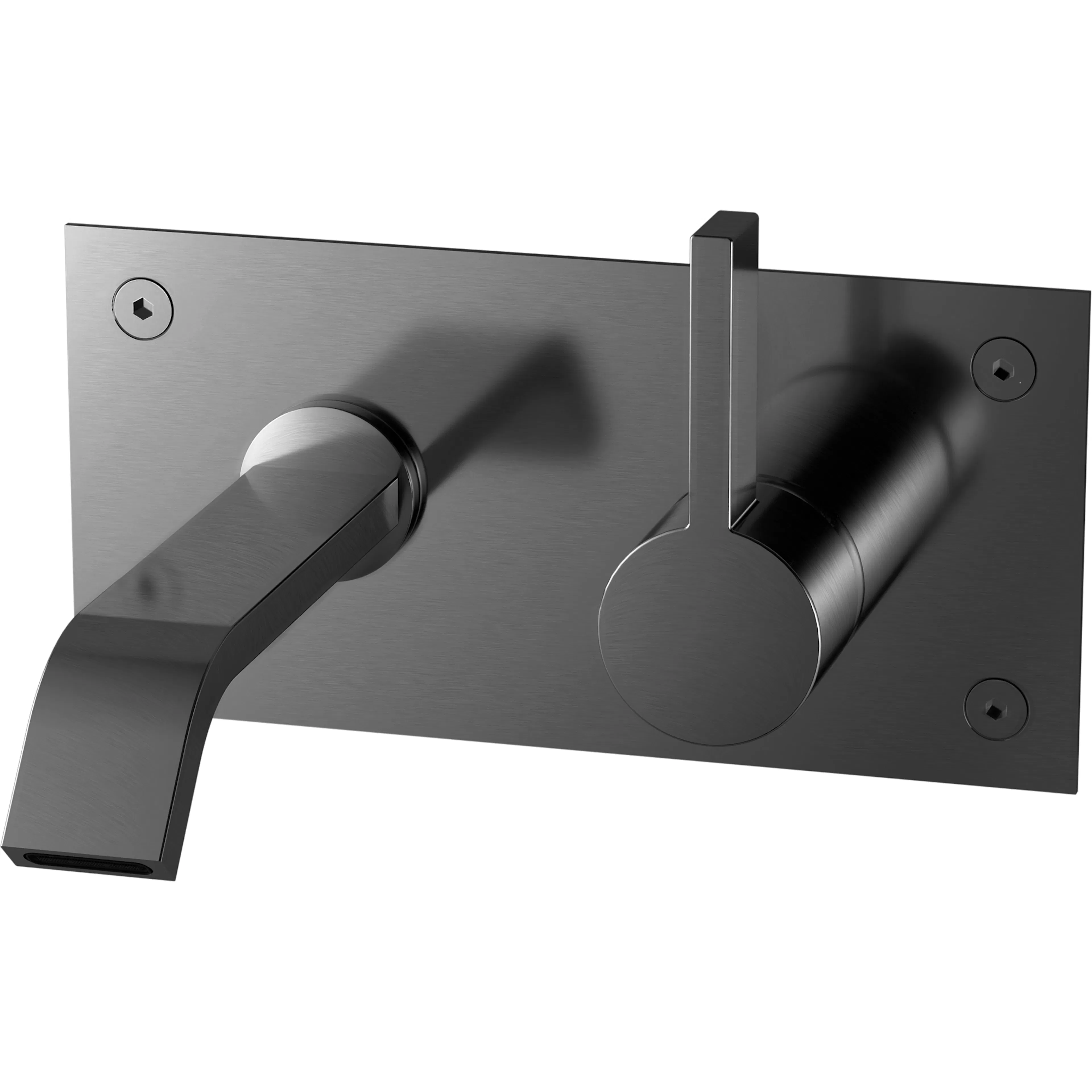 Børstet Black Chrome