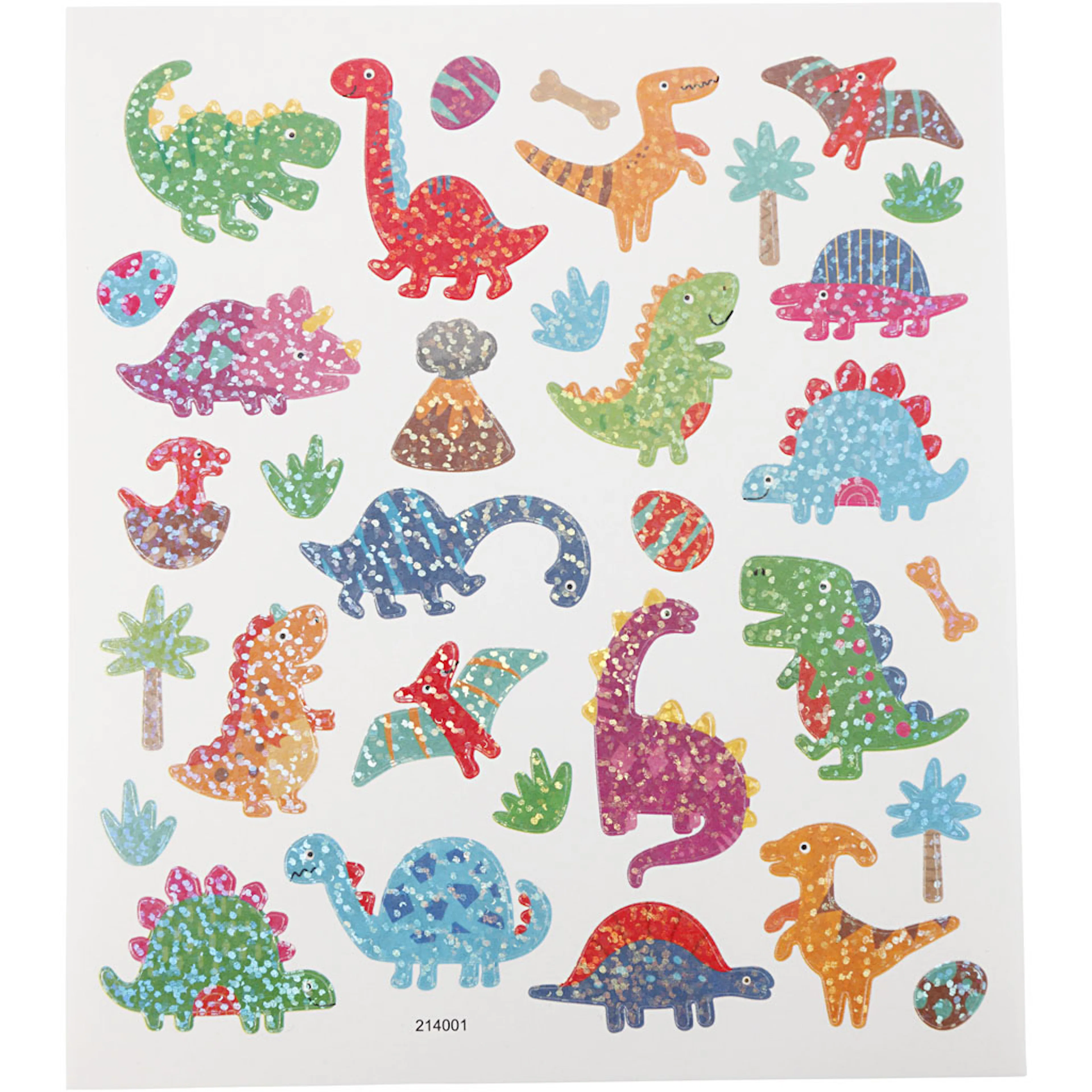 Klistremerker Creativ Company Selvklebende Dinosaurer 15x16,5 cm