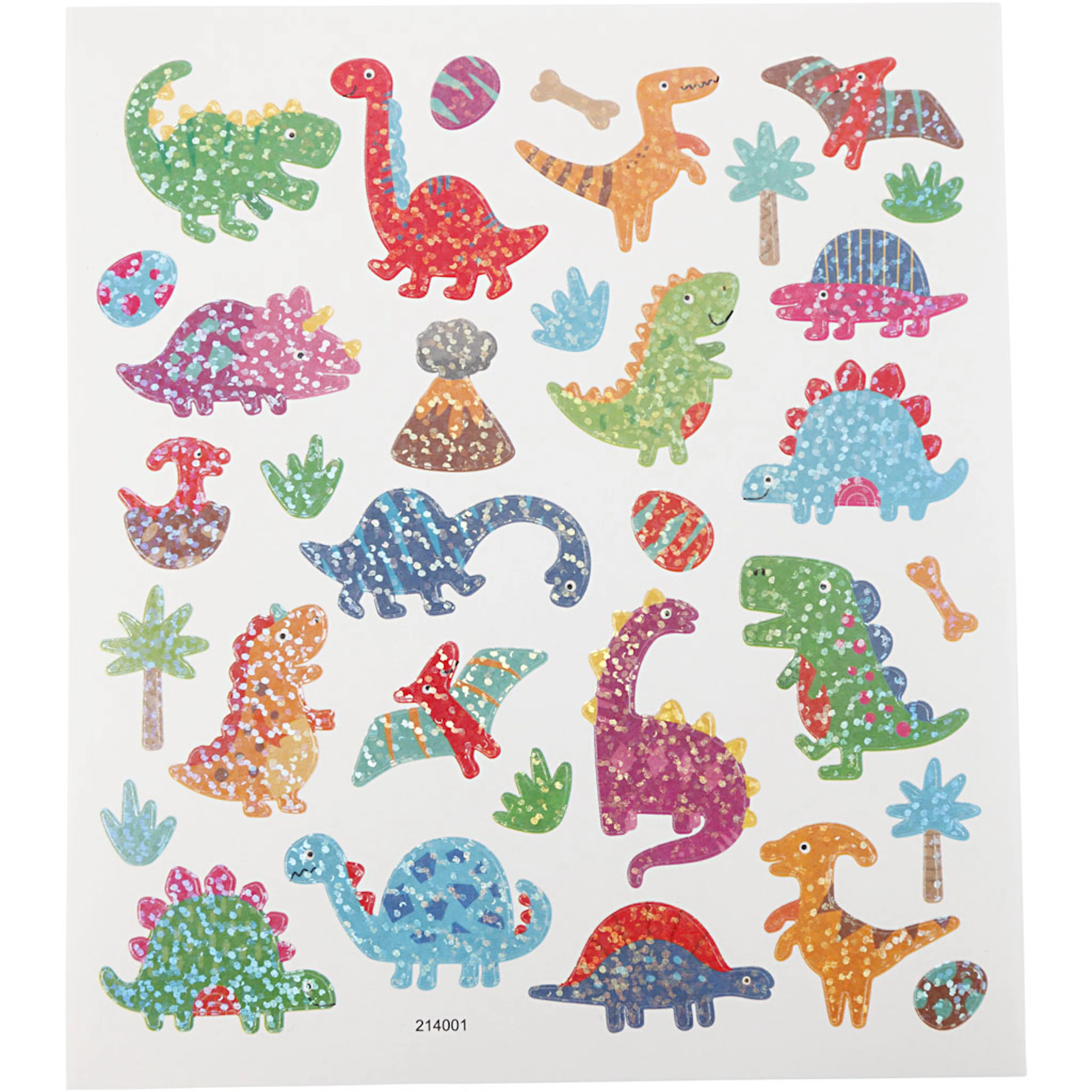 Klistremerker Creativ Company Selvklebende Dinosaurer 15x16,5 cm