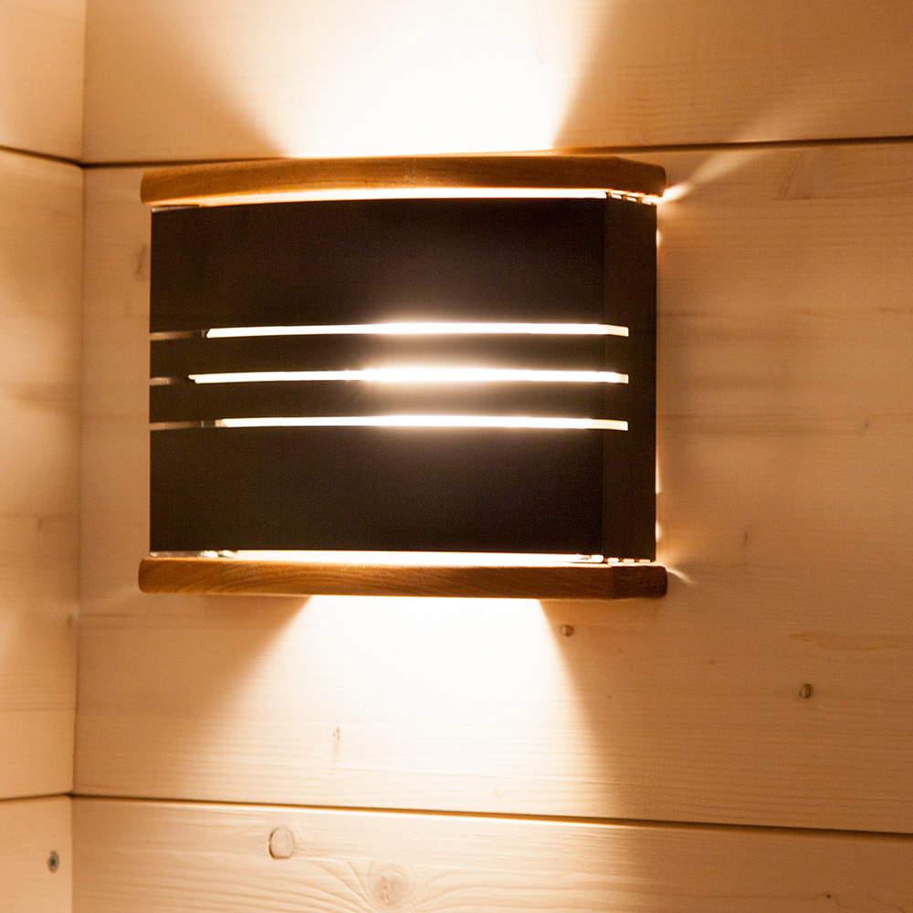 Badstulampe Legend Svart