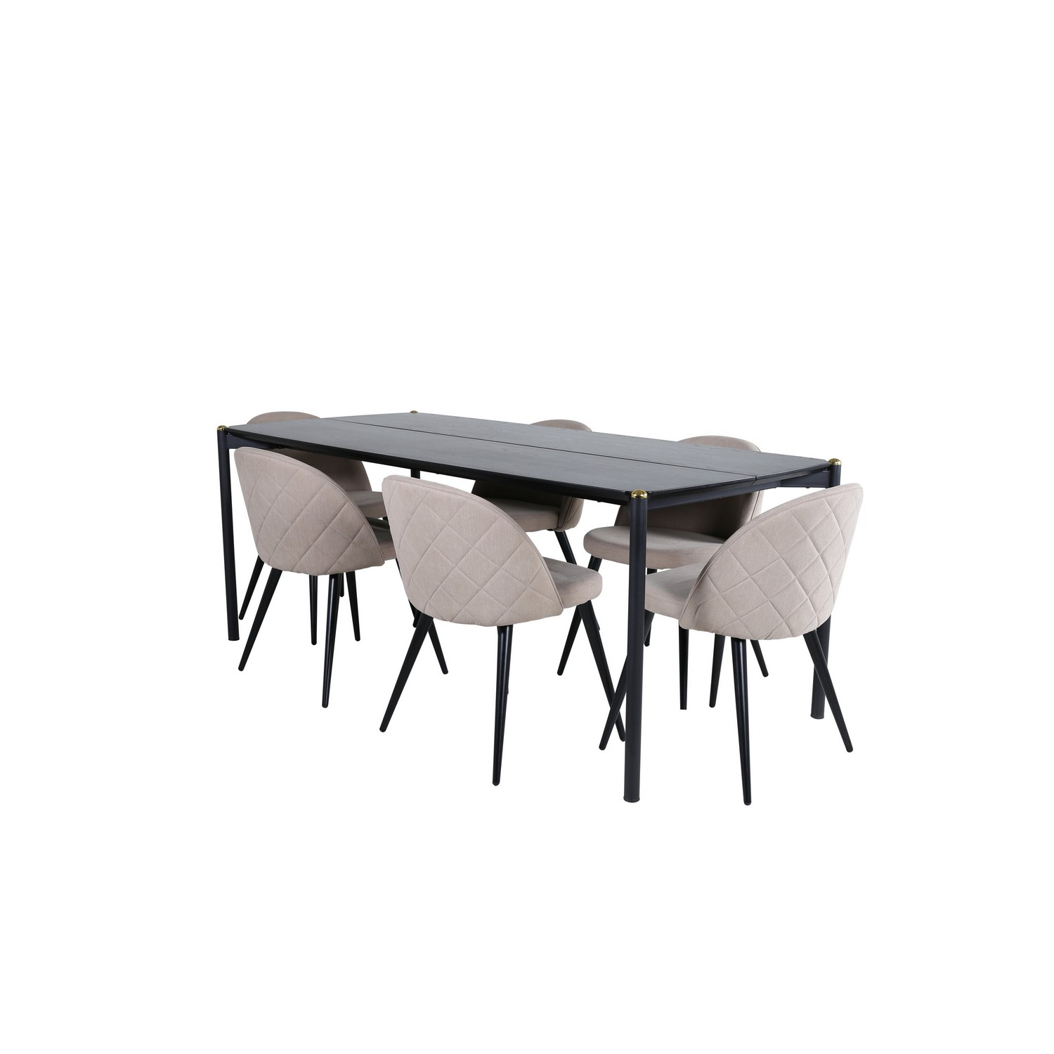 Spisegruppe Venture Home Paris Spisebord og Valentina Stitcthes Spisestol