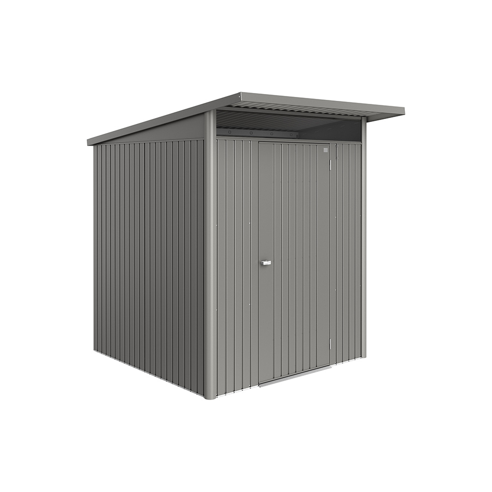 Redskapsbod Biohort Avantgarde Eco A1 Metallic Kvartsgrå Standarddør