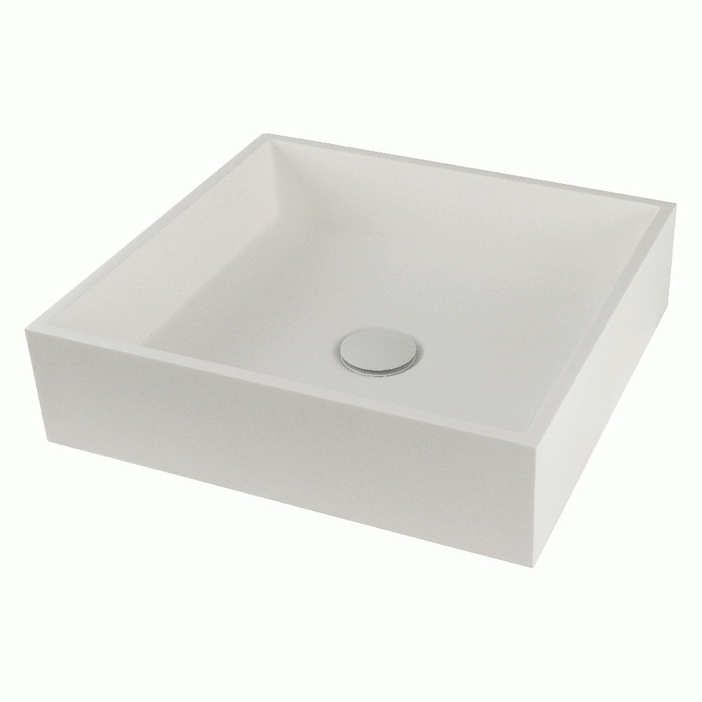 Tv&auml;ttst&auml;ll Lavabo Solid Surface 40