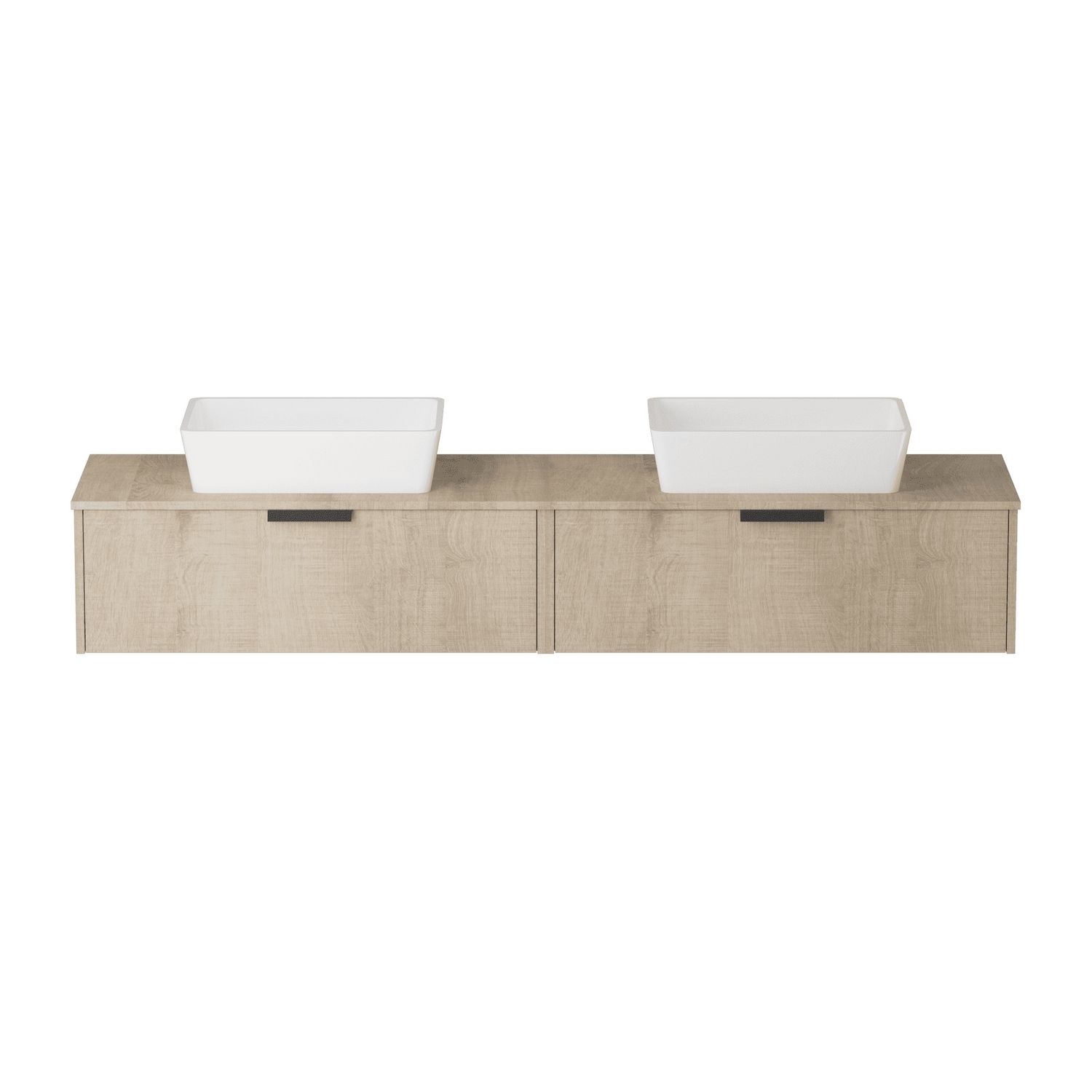 Servantskap FOSSBAD New Block B180 for Benkeplate og 2 Serva