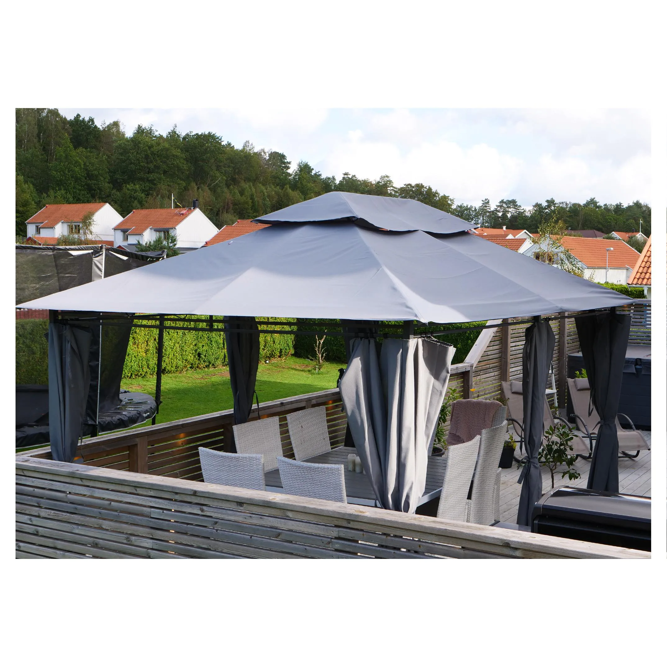 Paviljong Metalcraft med Paviljongvegger