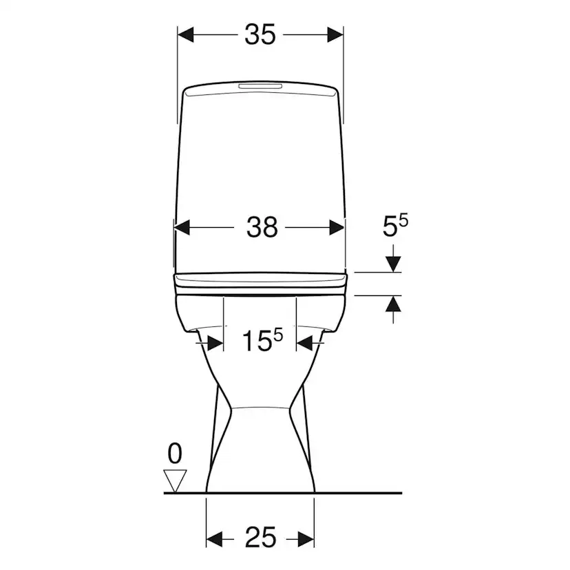 Toalett Ifö Vinta Rimfree for Liming