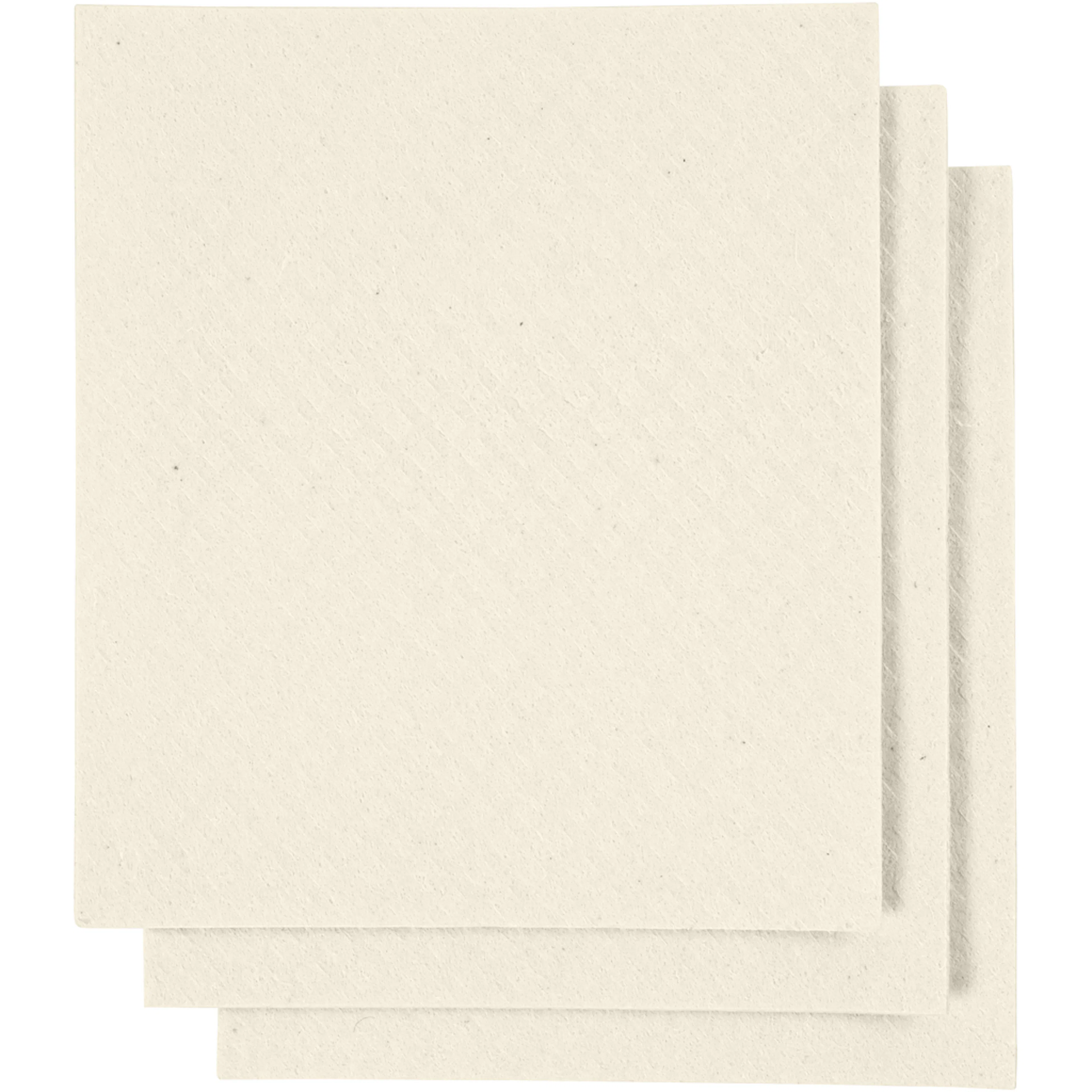 Oppvaskklut Creativ Company Råhvit Str 17x19,5 cm 1 Pk
