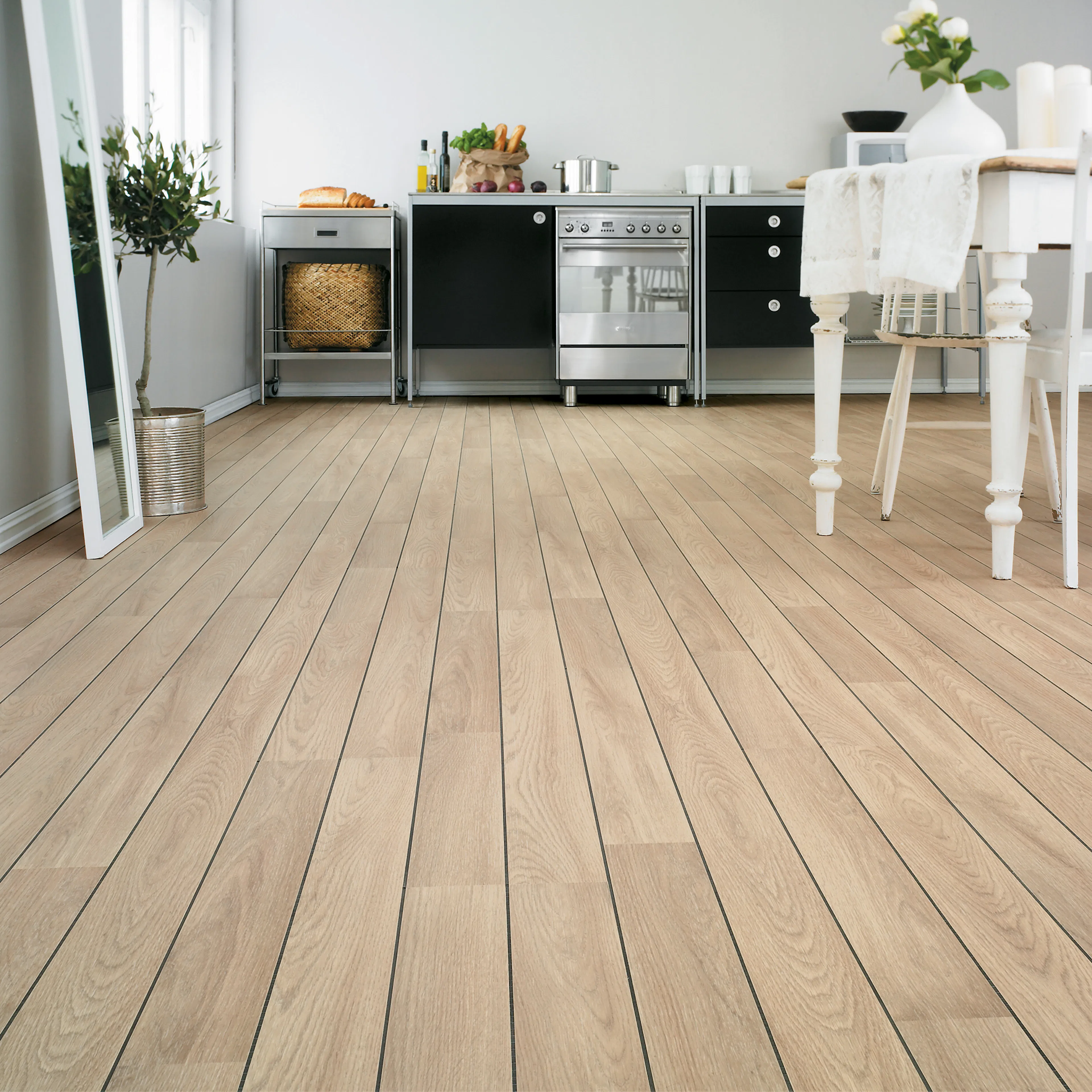 Laminatgulv BerryAlloc Original White Oiled Oak Shipdeck 1-Stav