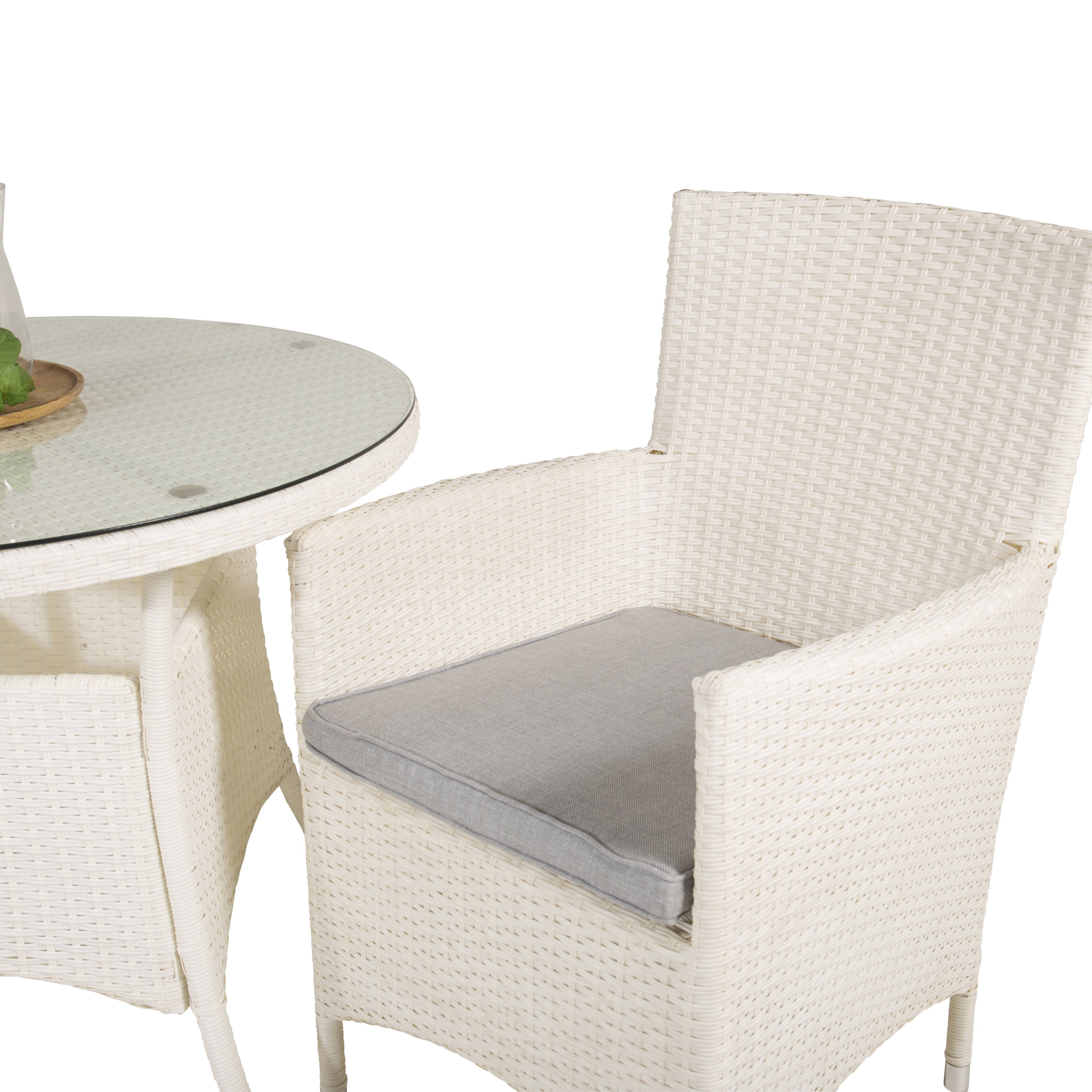 Spisegruppe Venture Home Virda Ø 90 med 2 Milwa Stoler