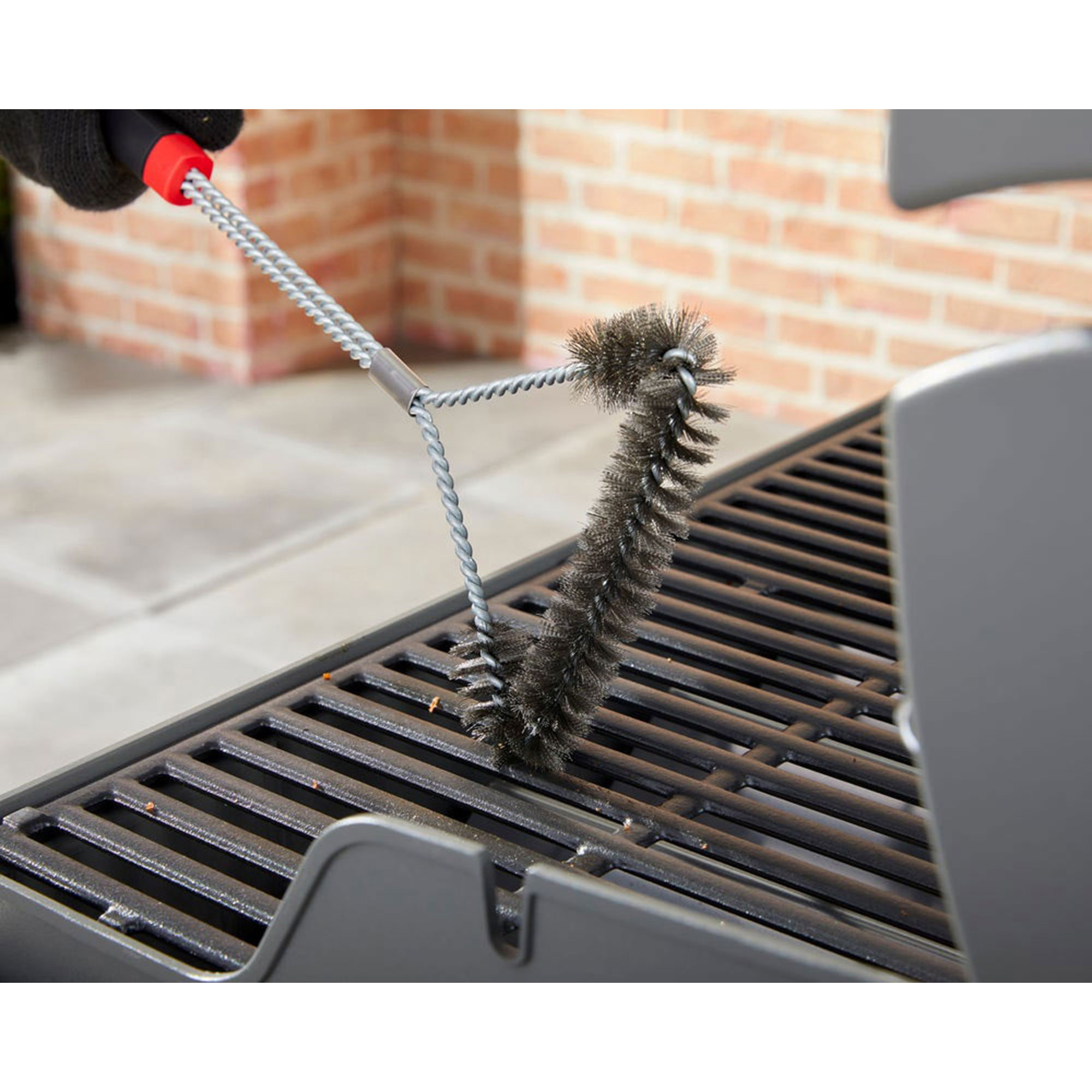Grillbørste Weber Tresidig 46 cm