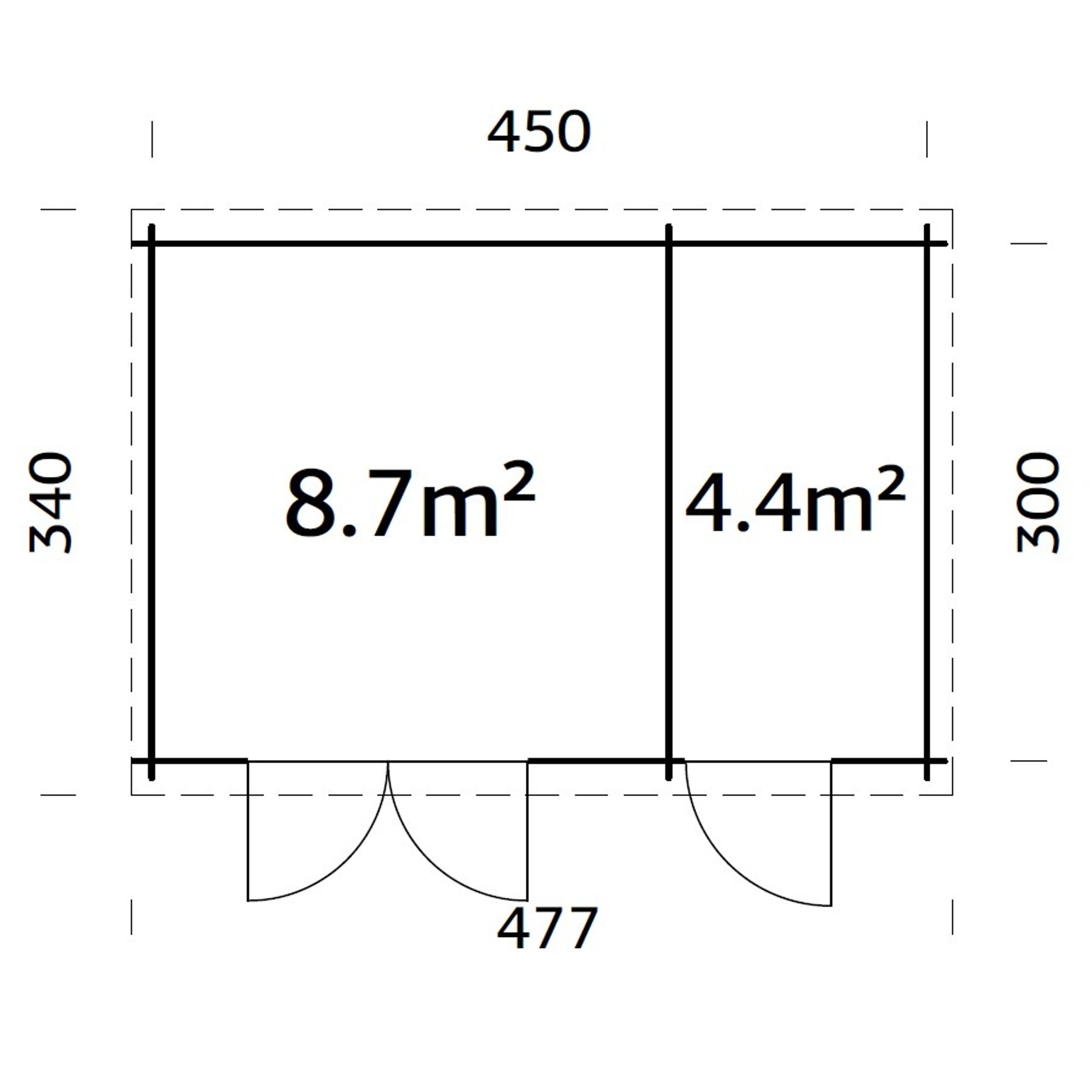 Gjestehytte Palmako Ella 13,5 m2