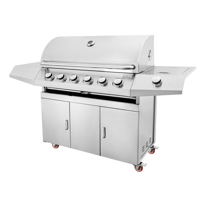 Gassgrill Myoutdoorkitchen med 6 Brennere og Sidebrenner