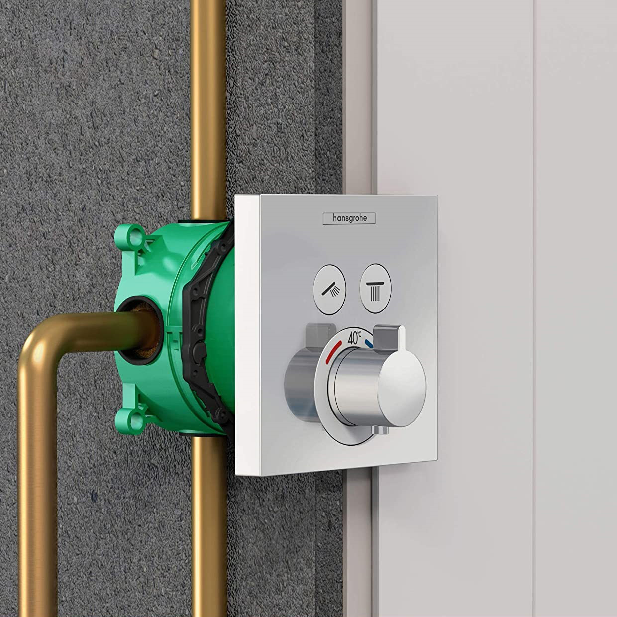 Takdusjsett Hansgrohe Raindance E 300 ShowerSelect Square 1jet