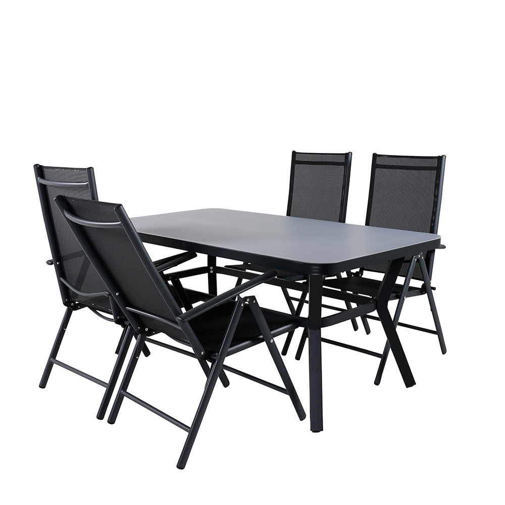 Spisegruppe Venture Home Vyn med 4 Chair Spisestoler