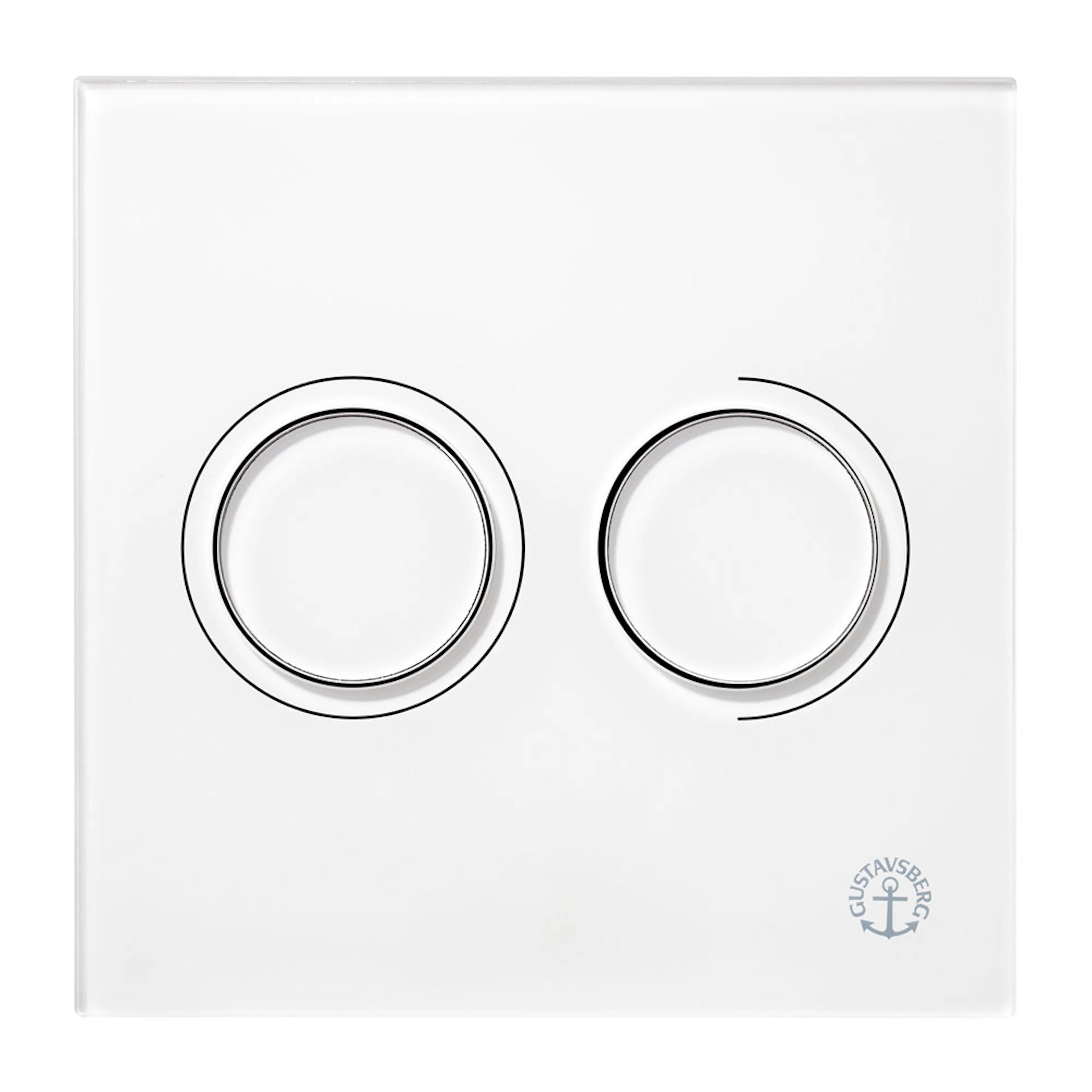 Spyleknapp Gustavsberg til Triomont XS Duo Glas Pneumatisk