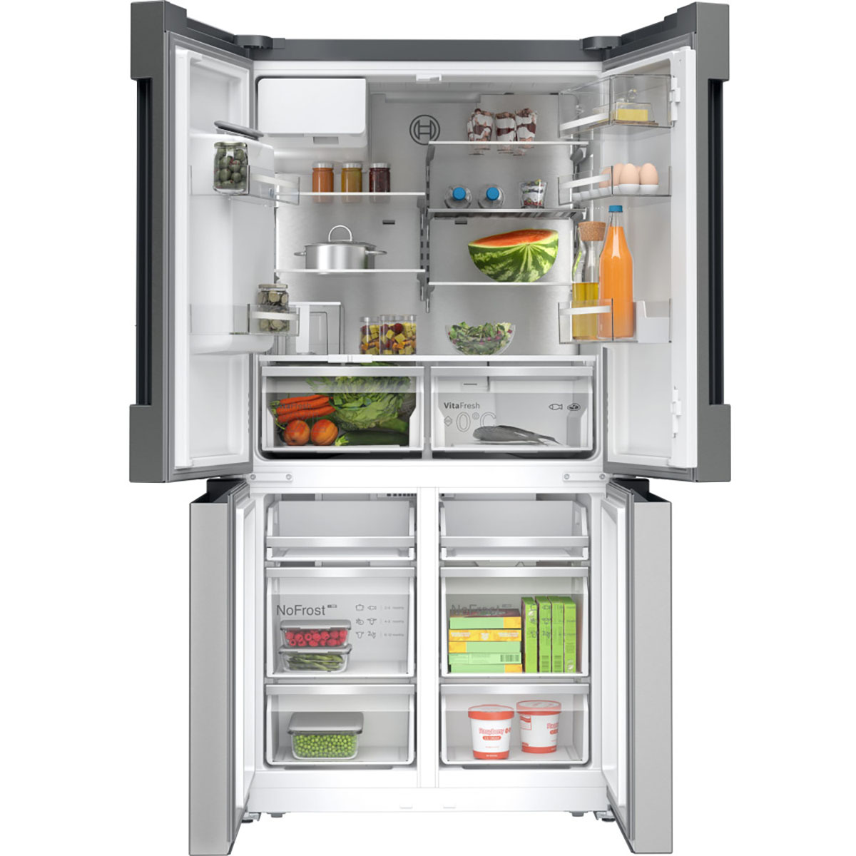 Kjøl/Fryser Bosch Side by Side KFI96APEA Serie 6 French Door med WiFi og Ismaskin