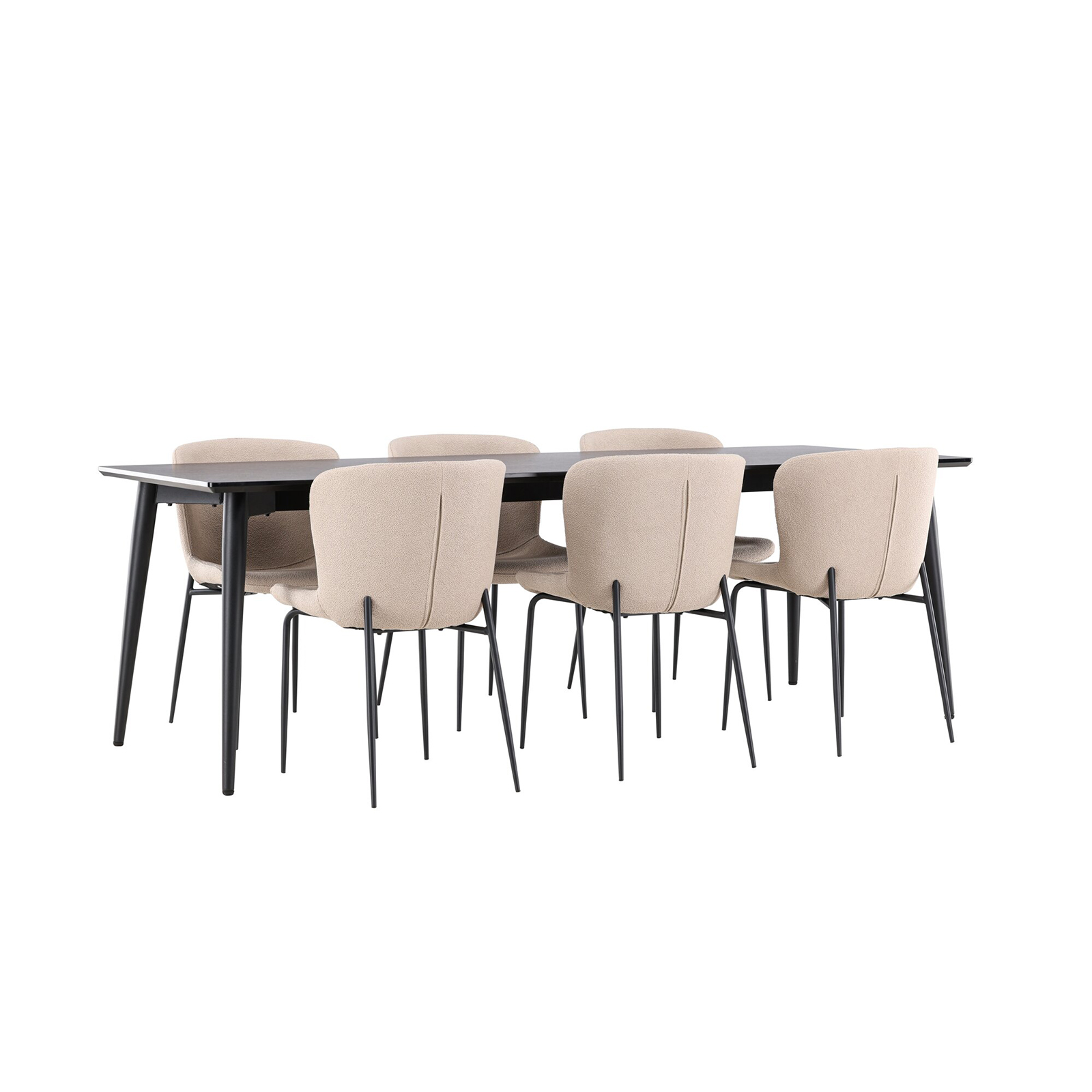 Spisegruppe Venture Home Ellis 230 med 6 stk Modesto Stoler