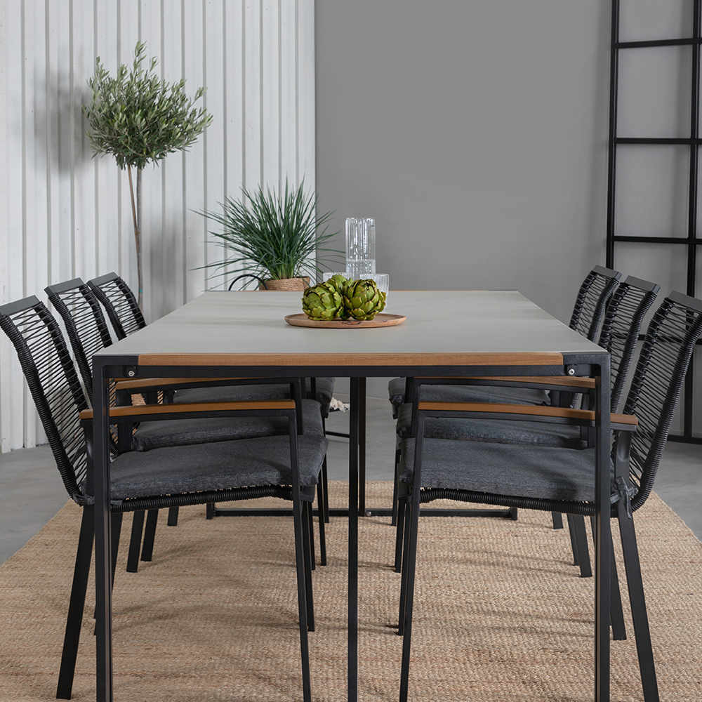 Spisegruppe Venture Home Texas med Deni Stoler