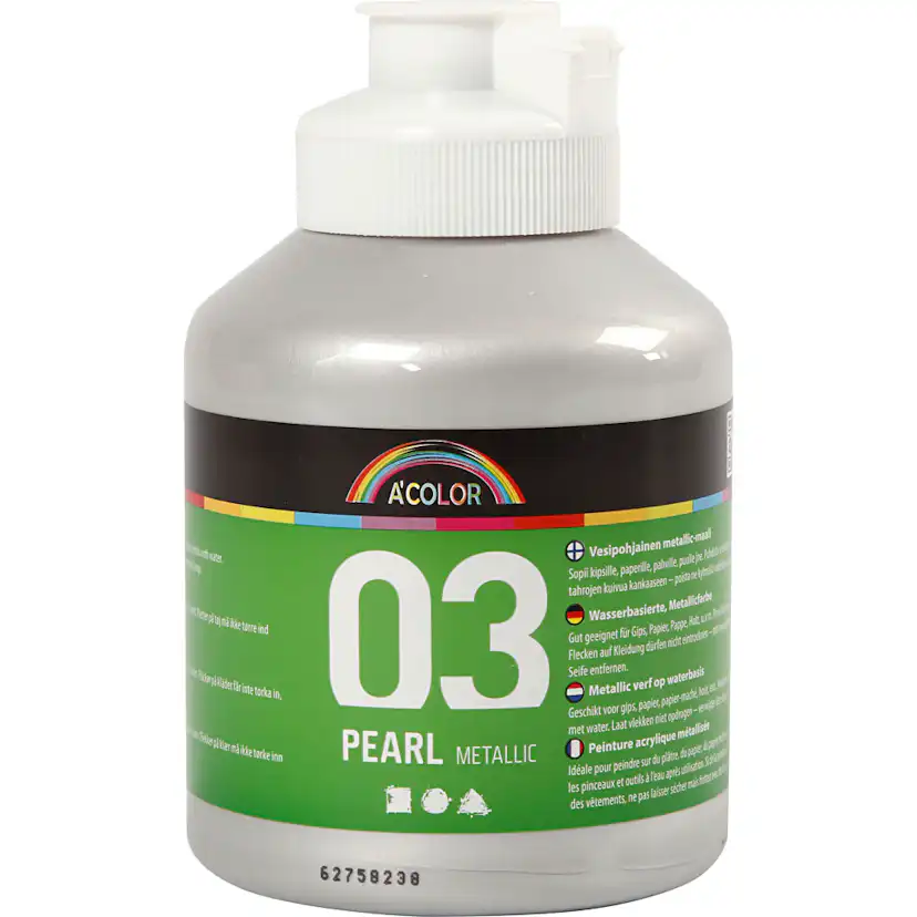 Akrylmaling Creativ Company A-color Nr 03 Metallic 500 ml