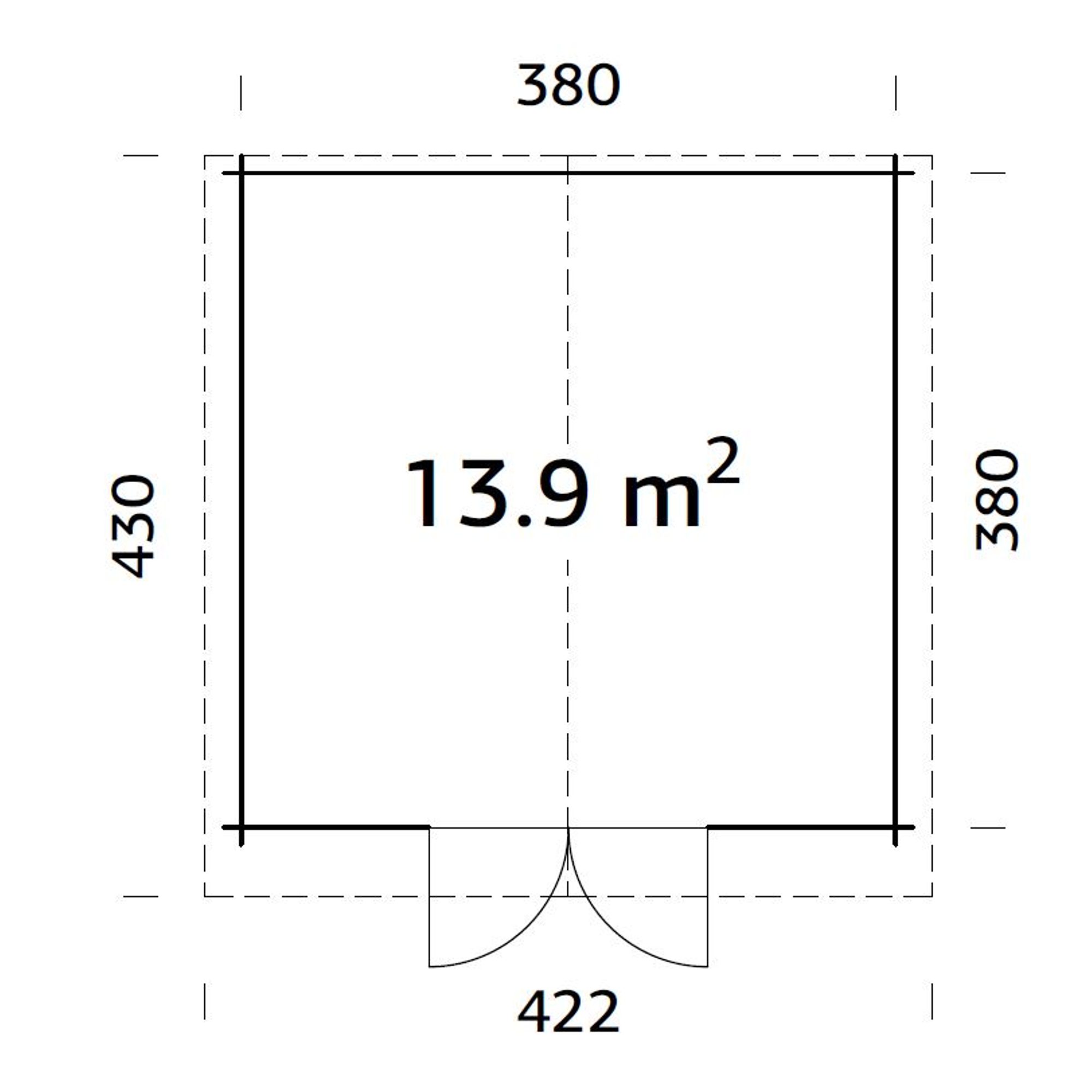 Gjestehytte Palmako Lotta 14,4 m2