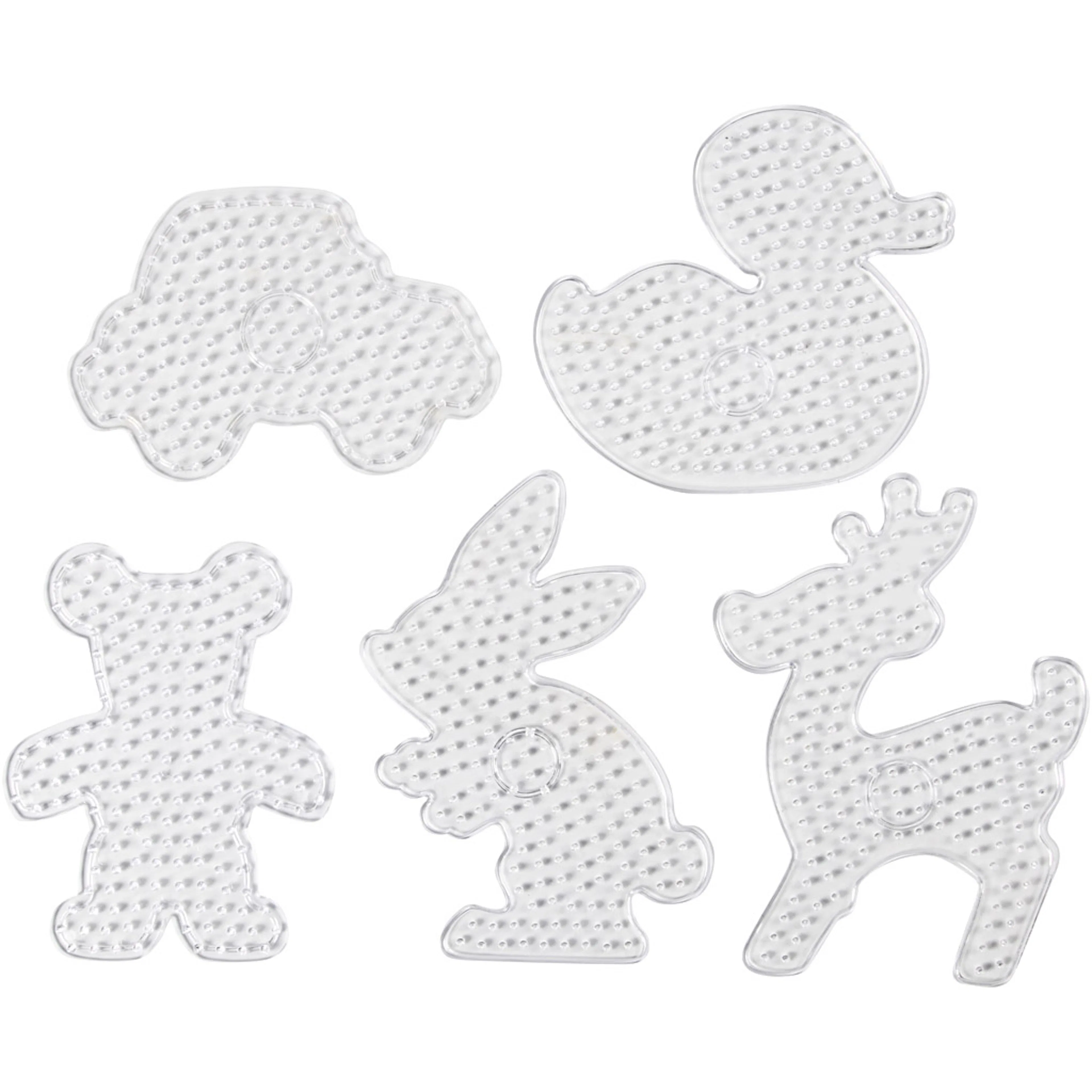 Perleplate Creativ Company Transparent Str 16x19,5-19x24 cm Jumbo 5 Stk/1 Pk