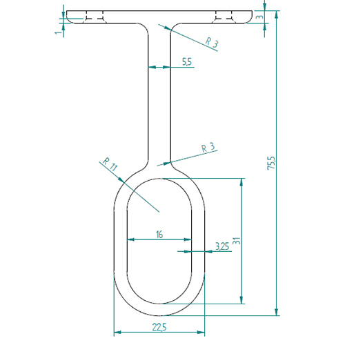 Midtfeste Lundbergs Wide Til Garderobestang