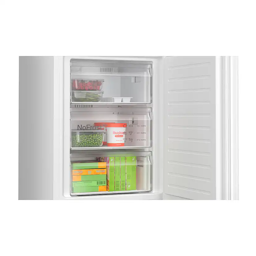 Frittstående Kjøleskap/Fryser Bosch Serie 4 KGN392WDF Hvit Med Smart Oppbevaring