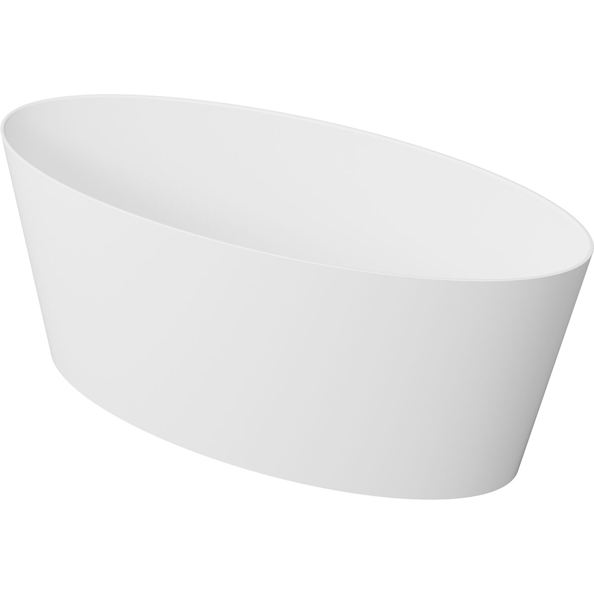 Badekar Bathlife Blund Støpemarmor 1600 Hvit