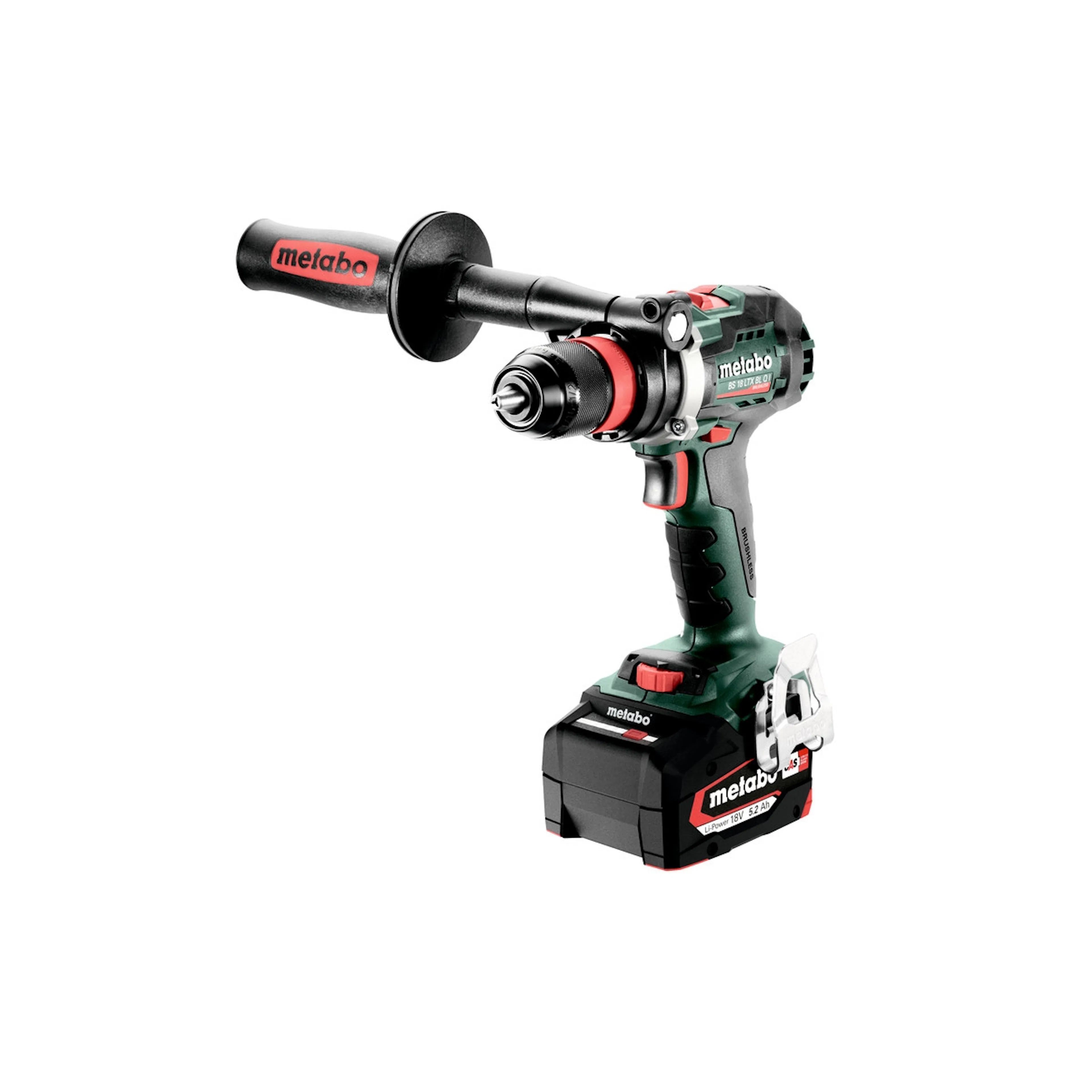 Batteridrill Metabo BS 18 LTX BL QI med Batteri og Lader