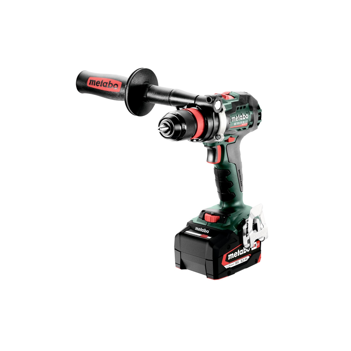 Batteridrill Metabo BS 18 LTX BL QI med Batteri og Lader