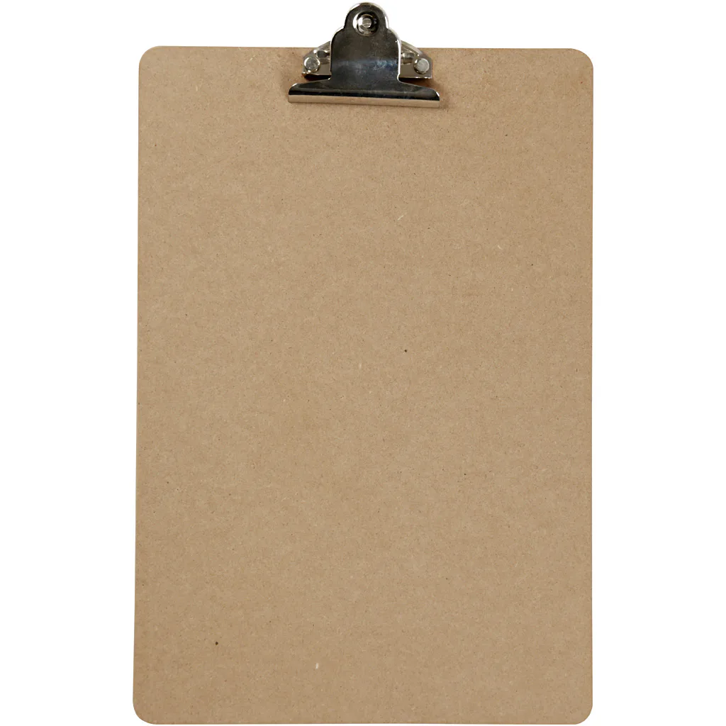 Clipboard/Tegneunderlag Creativ Company A4 230x340 mm Tykkelse 3 mm 1 stk