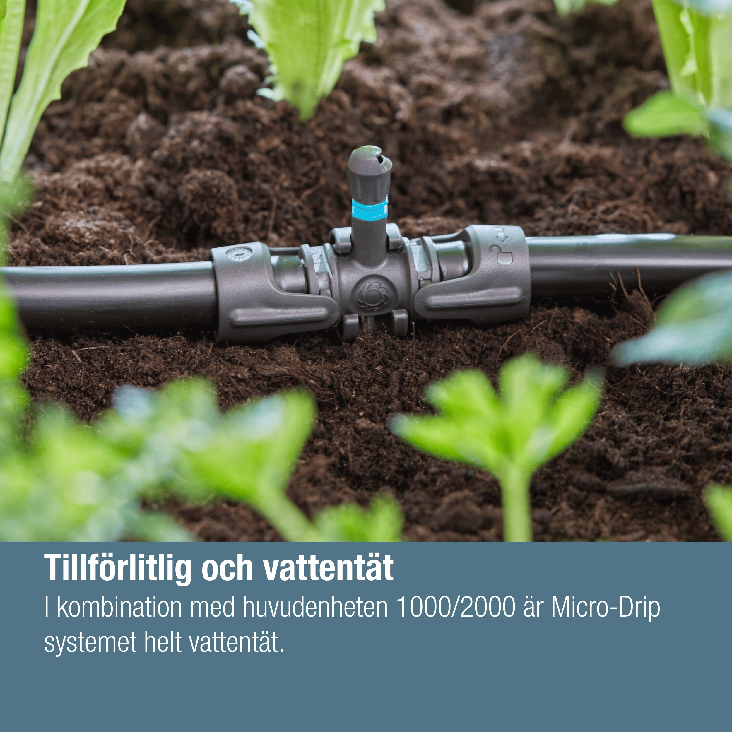 T-kobling Gardena Micro-Drip med Sprøytefeste 13 mm (1/2")