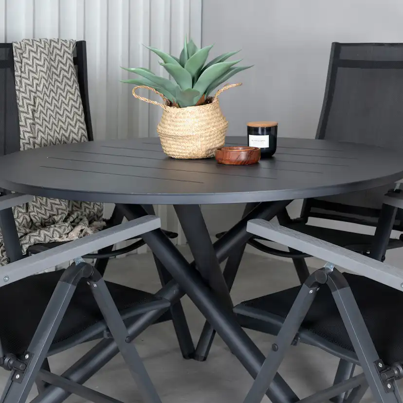 Spisegruppe Venture Home Ande med 4 Laby Spisestoler