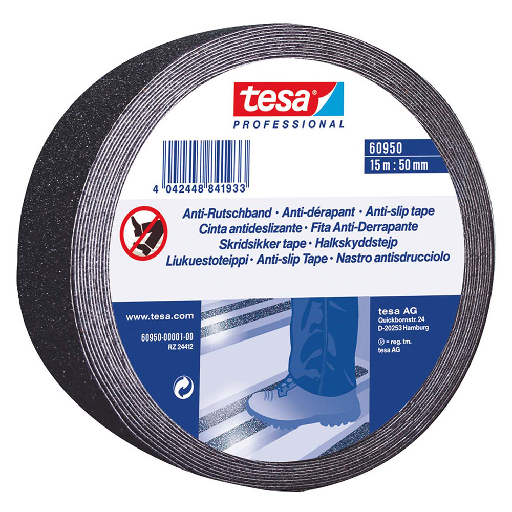 Antisklitape Tesa 50 mm 15 m Sort