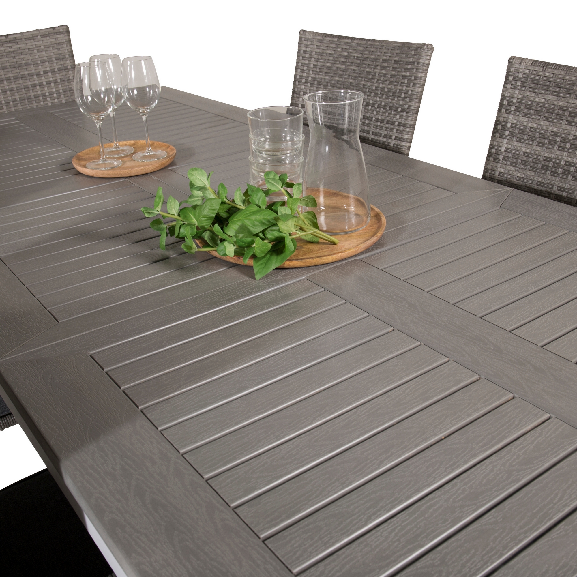 Spisegruppe Venture Home Aleyna 152/210 med 6 Asta Stoler