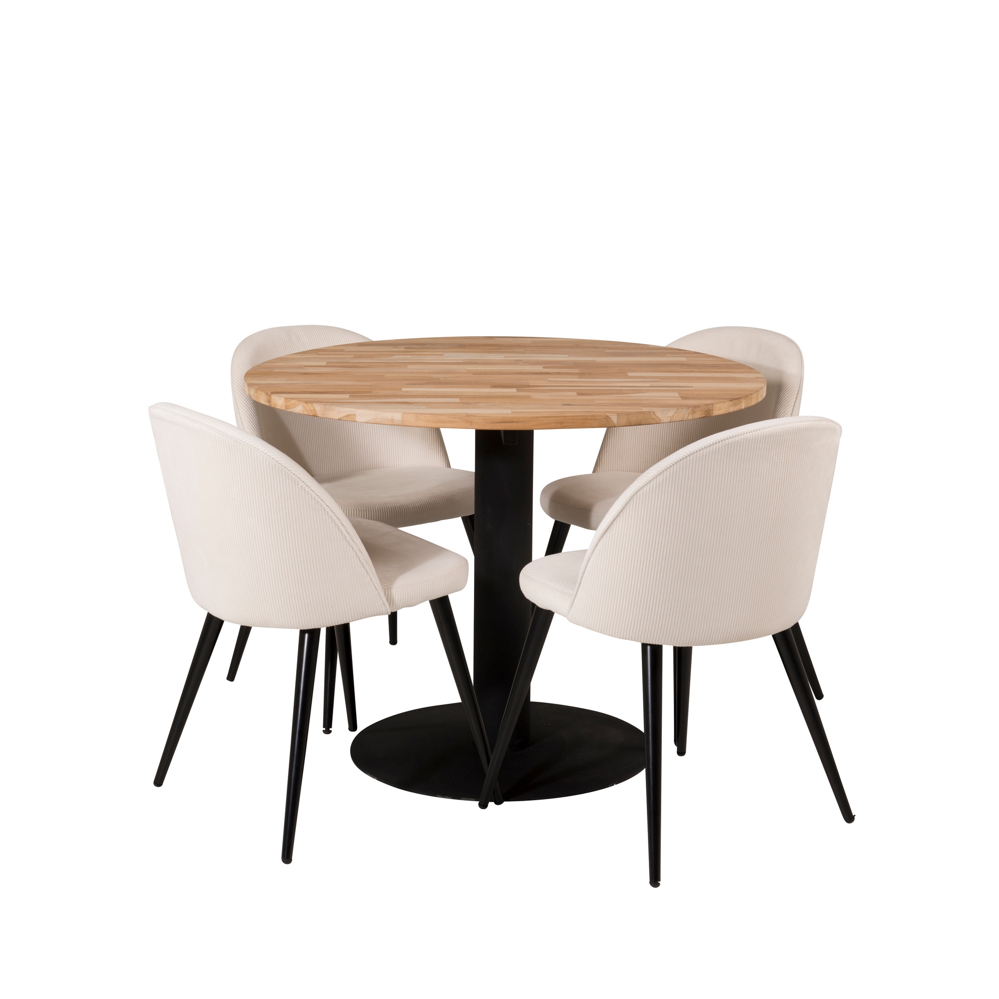 Spisegruppe Venture Home Cornelia 100 med 4 Valentina Stoler