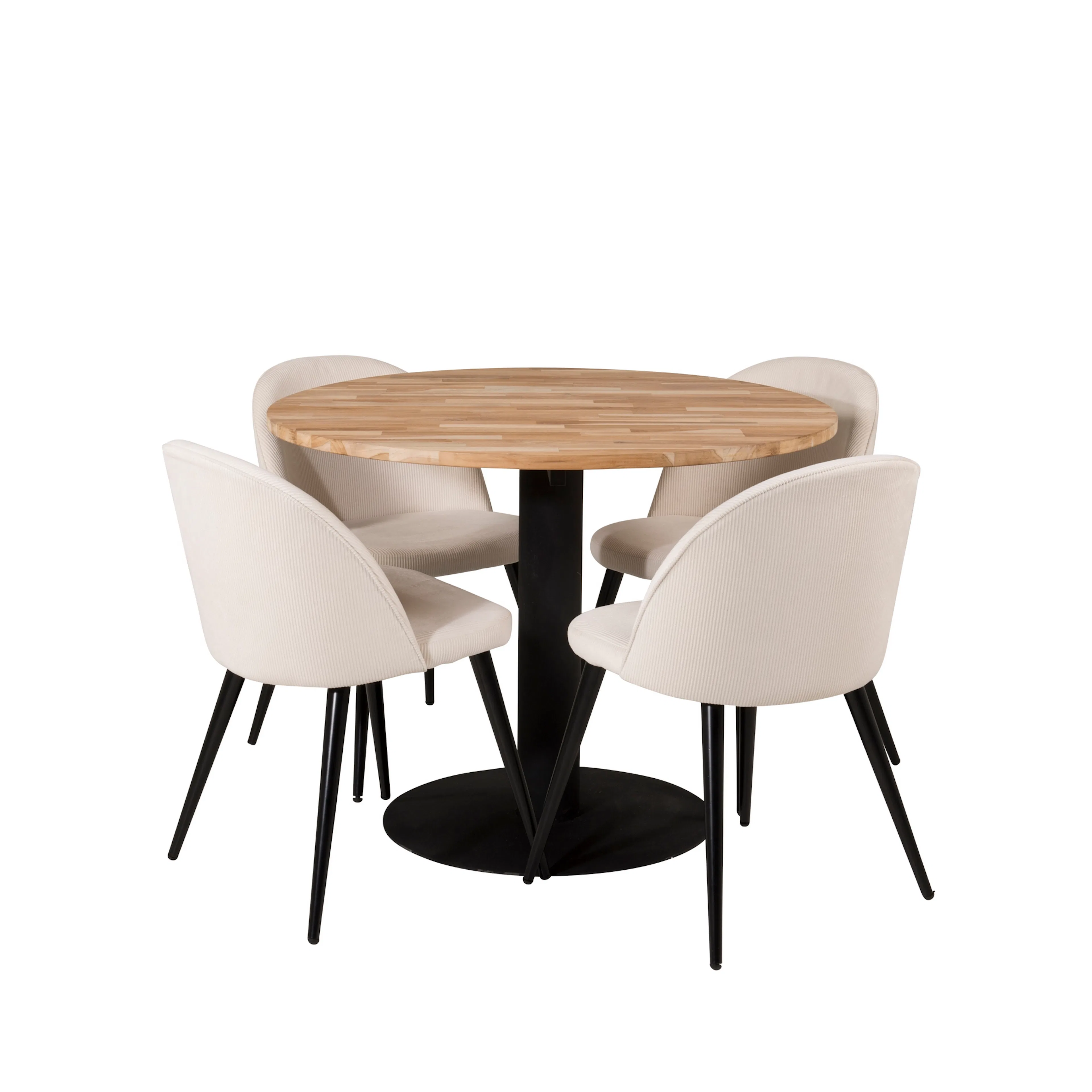 Spisegruppe Venture Home Cornelia 100 med 4 Valentina Stoler