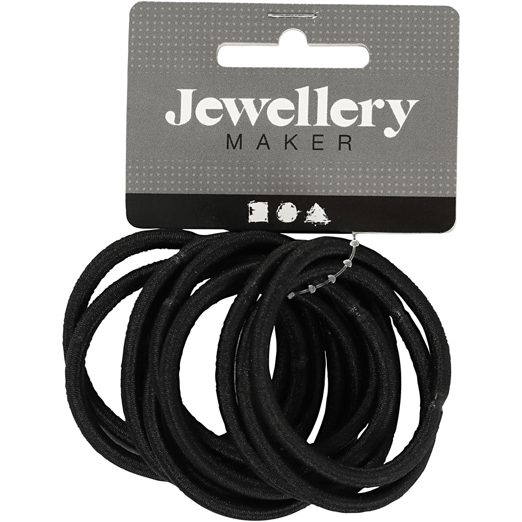 Hårstrikke Creativ Company Svart 10 stk/1 Pk