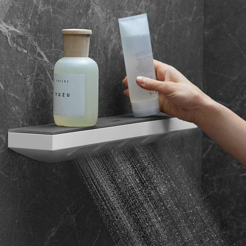 Axeldusch Hansgrohe Rainfinity 500 1jet med Hylla Krom Krom