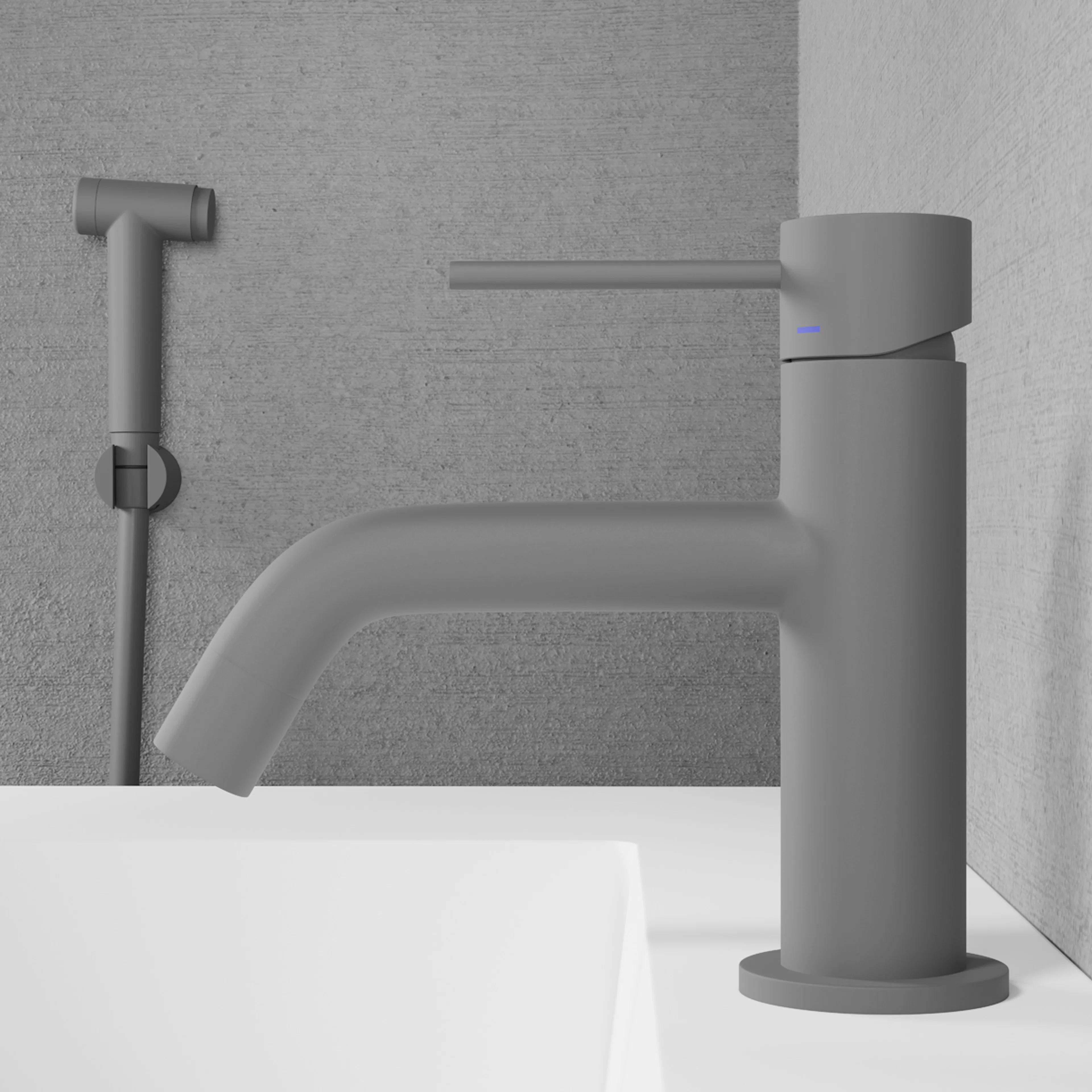 Servantbatteri Scandtap Steel Voyage med Sidedusj
