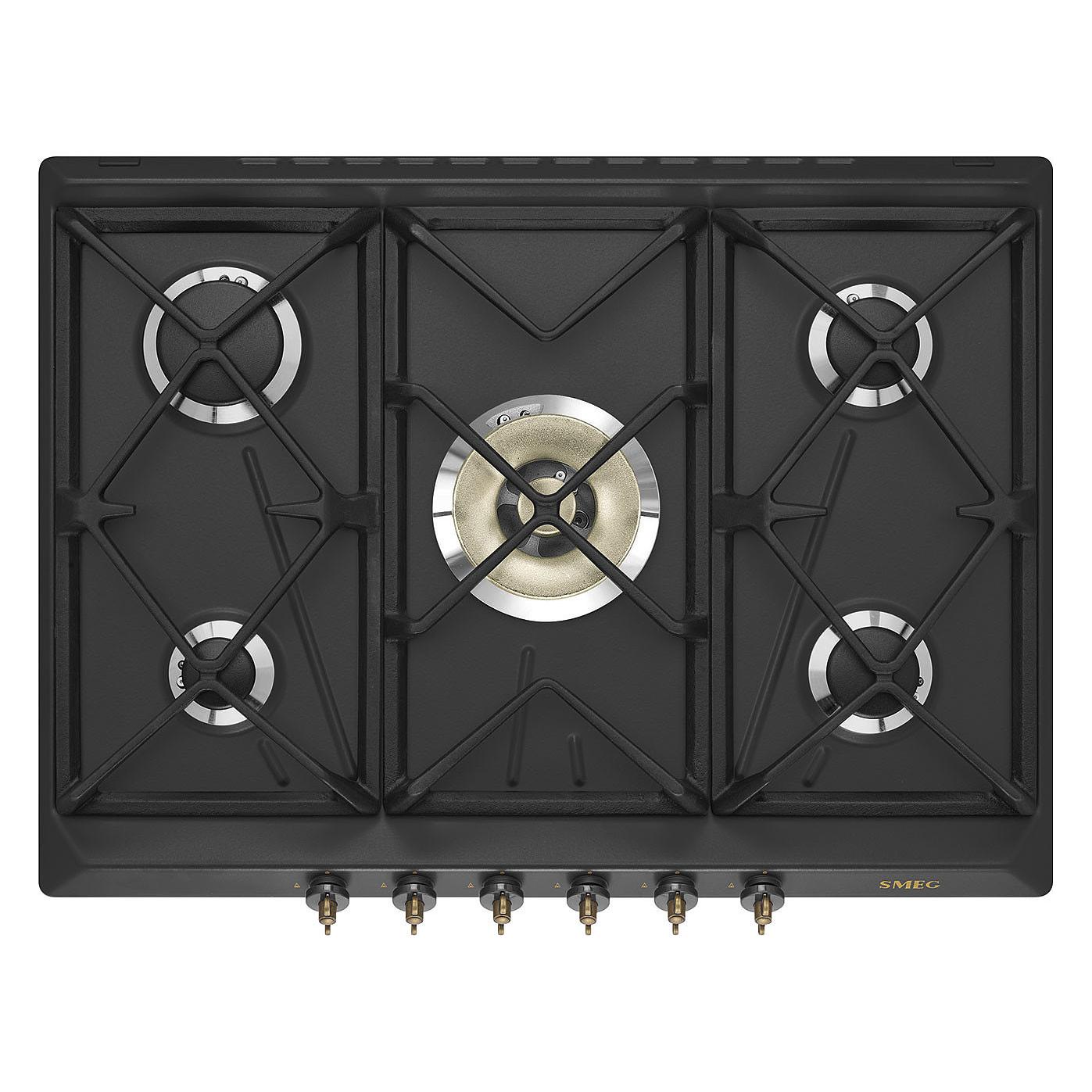 Smeg Gashäll Colonial SRV876AOGH Antrasitt