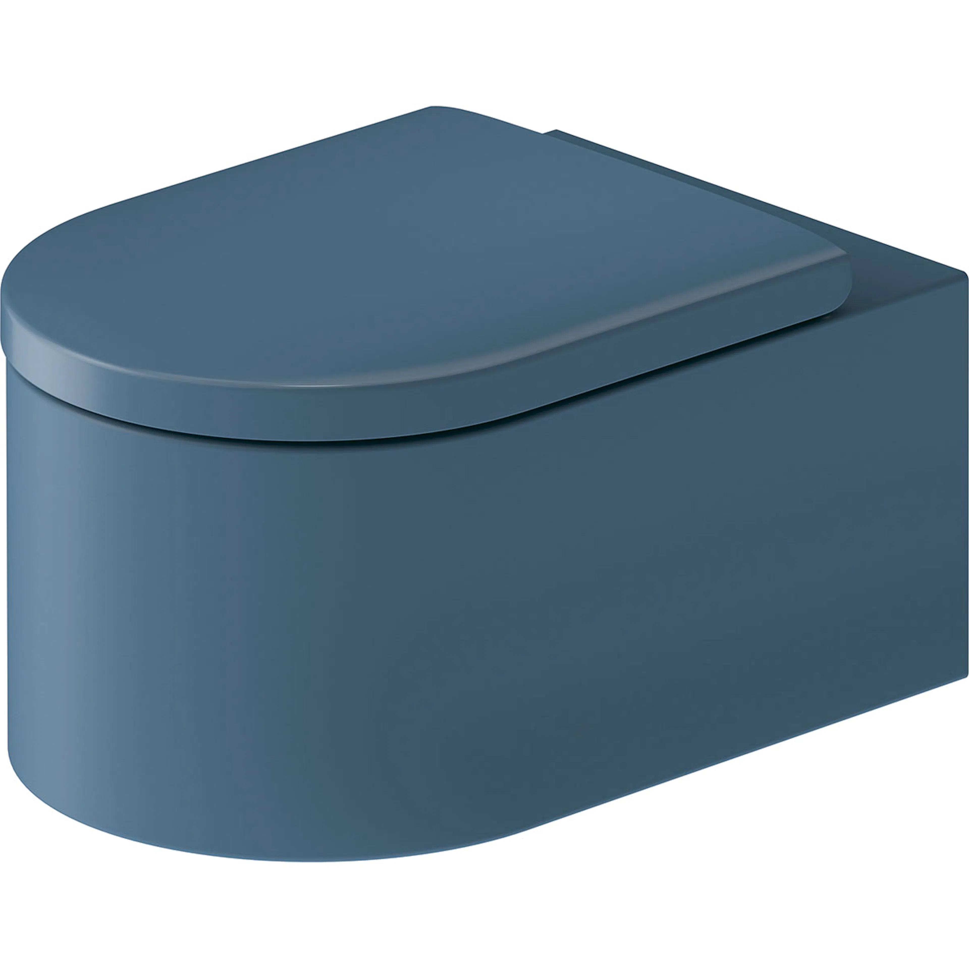 WC vägg, Ytterfärg Parlourblå Matt 570 mm Parlourblå
