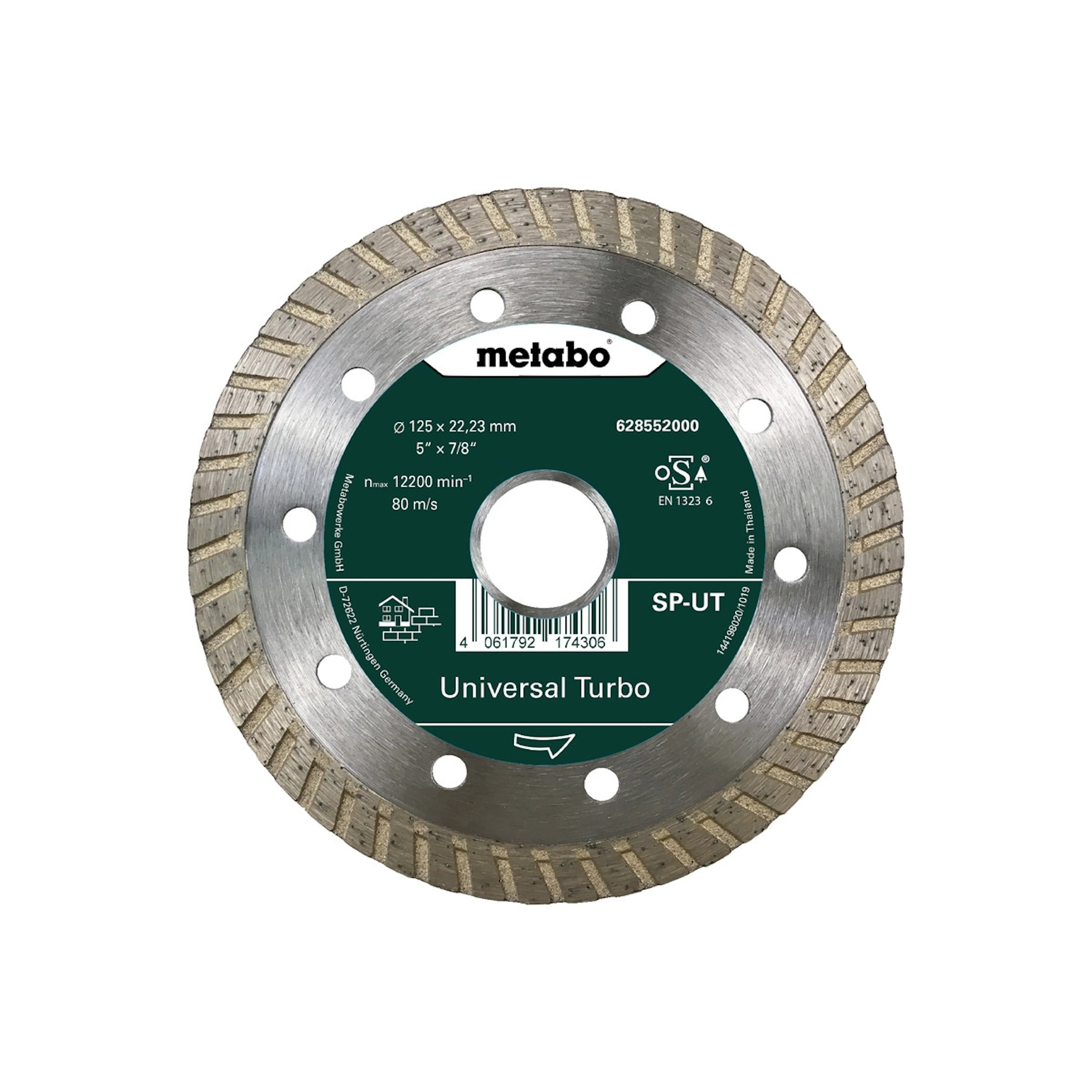 Diamantskive Metabo Universal Turbo Ø 125 mm