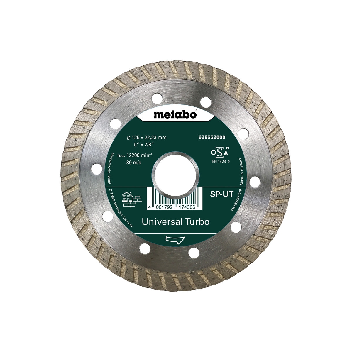 Diamantskive Metabo Universal Turbo Ø 125 mm