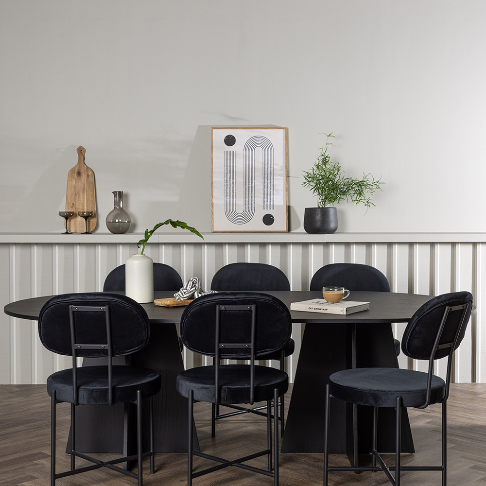 Spisegruppe Venture Home Bootcut med 6 stk Stella Stoler